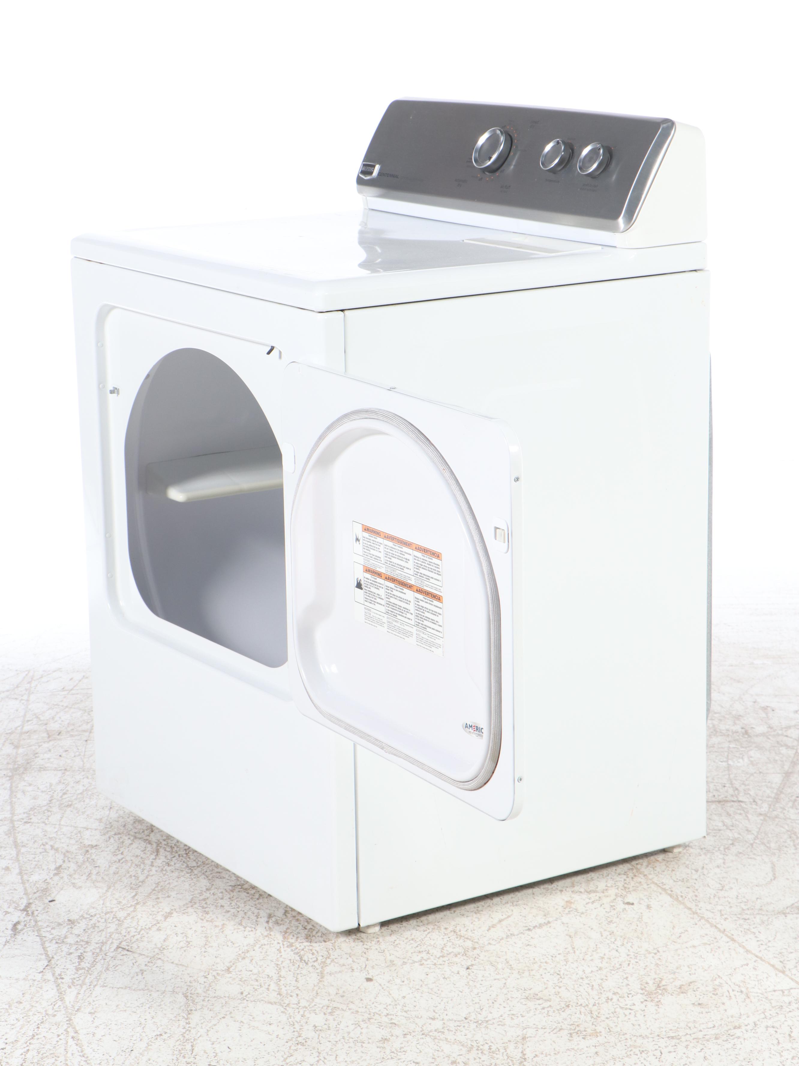 Maytag Centennial White Top Load Washer and Standard Dryer