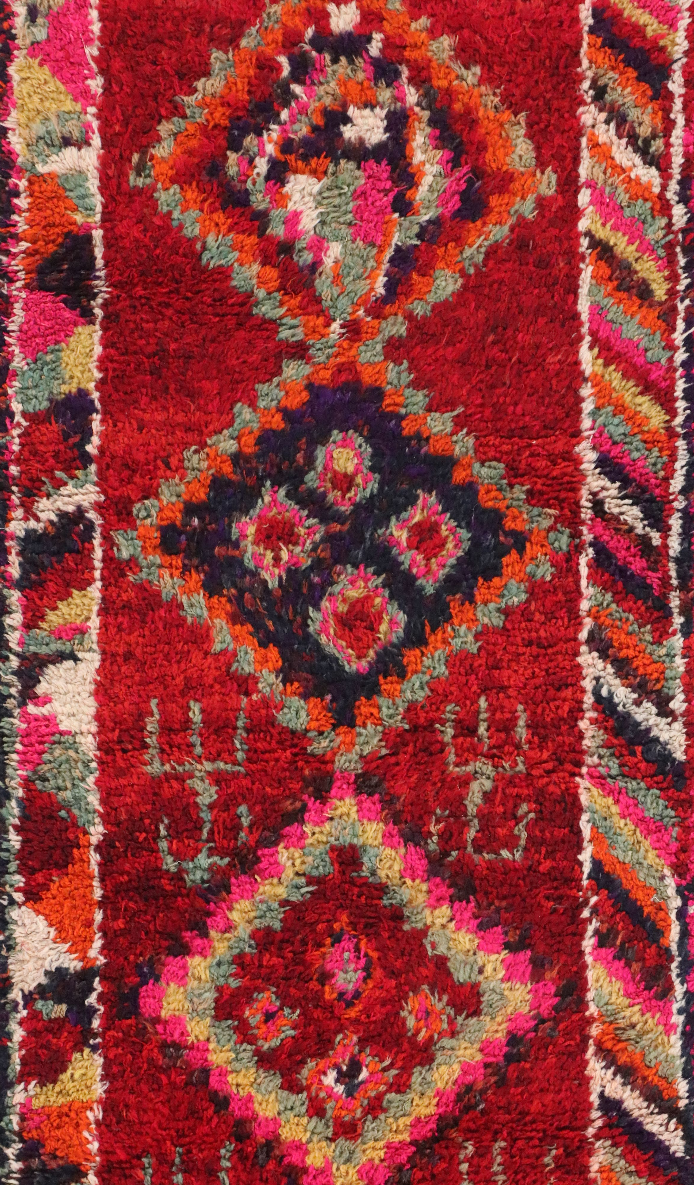 3' x 10'8 Hand-Knotted Moroccan Berber Carpet Runner