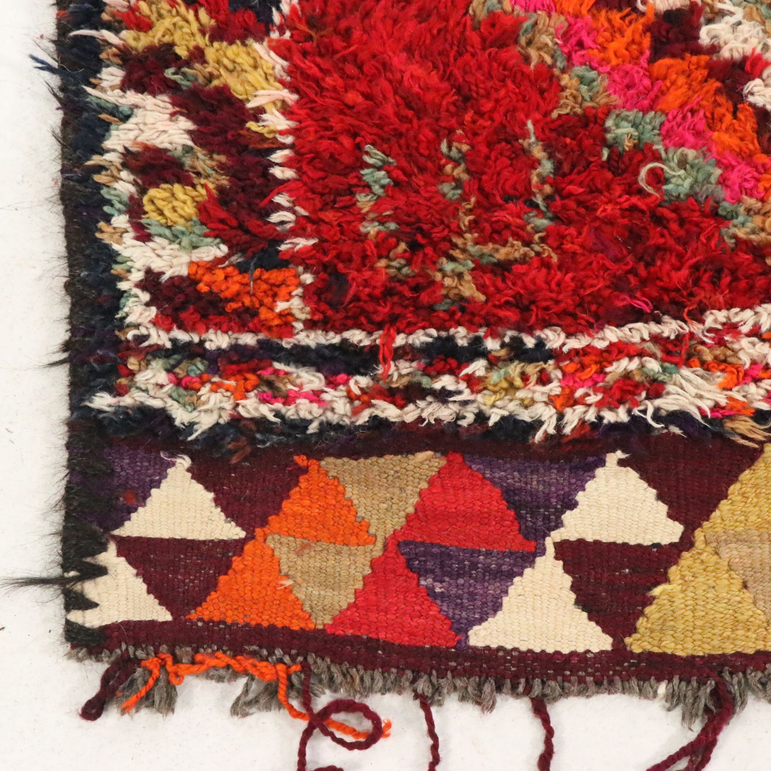 3' x 10'8 Hand-Knotted Moroccan Berber Carpet Runner