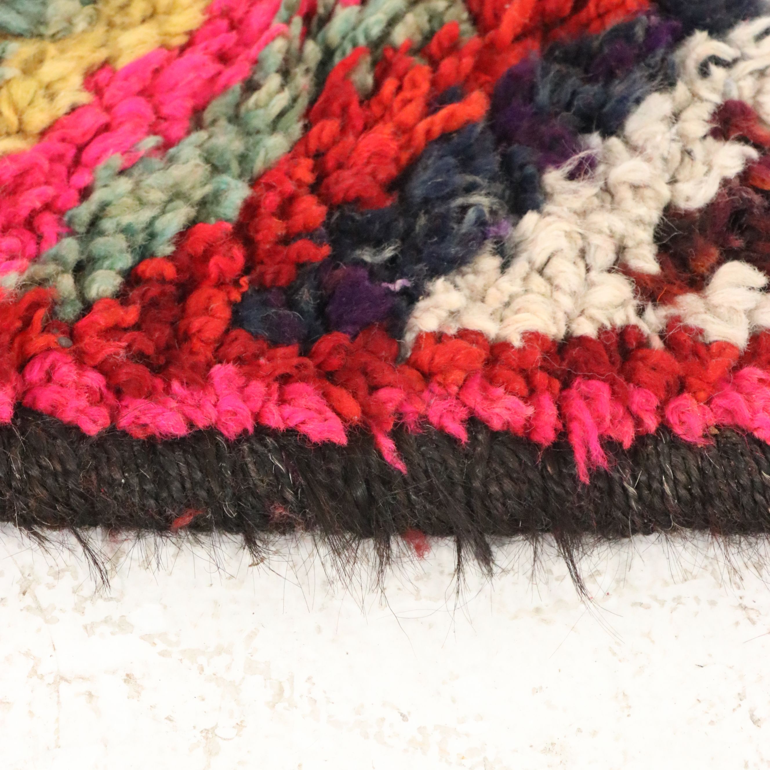 3' x 10'8 Hand-Knotted Moroccan Berber Carpet Runner