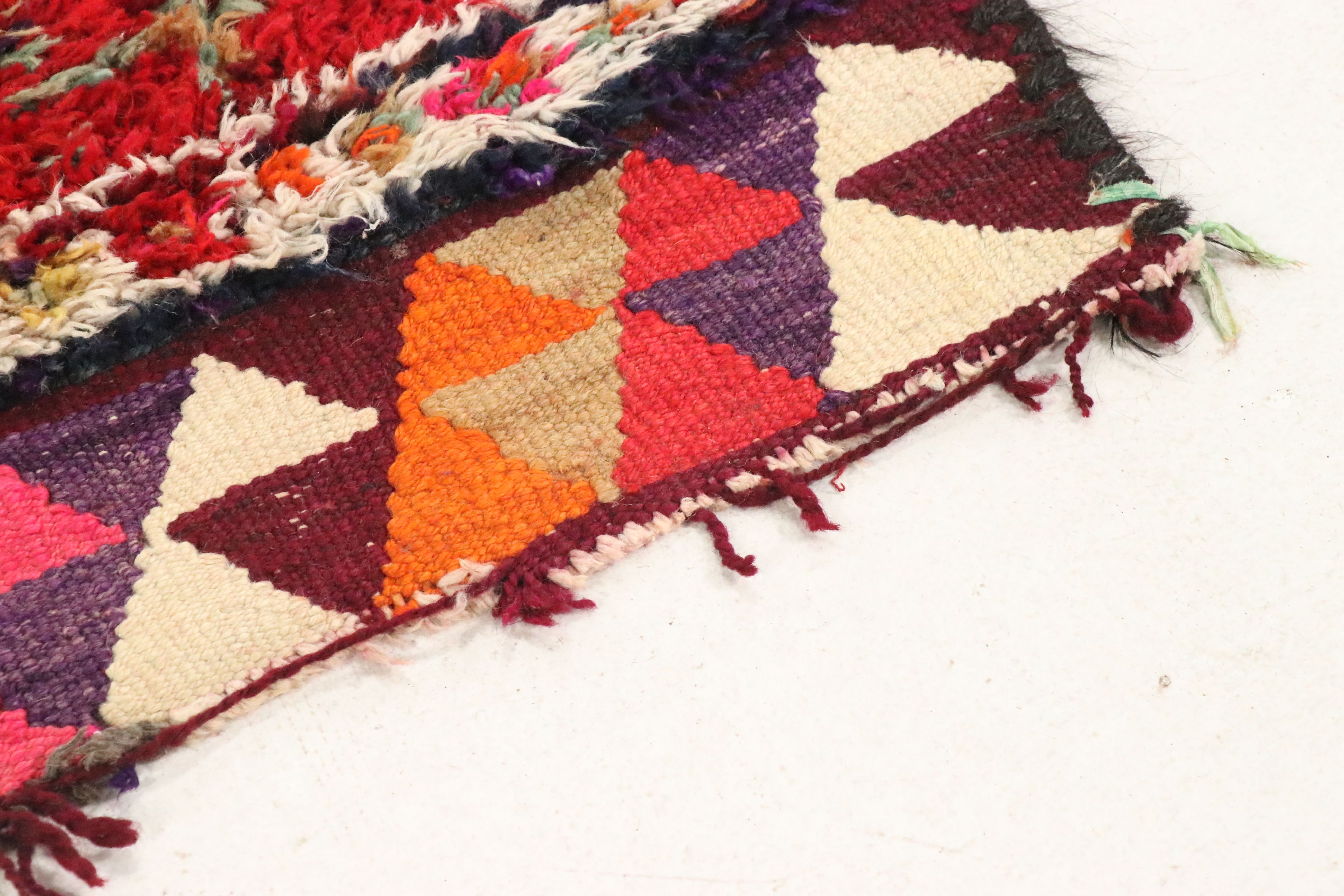 3' x 10'8 Hand-Knotted Moroccan Berber Carpet Runner