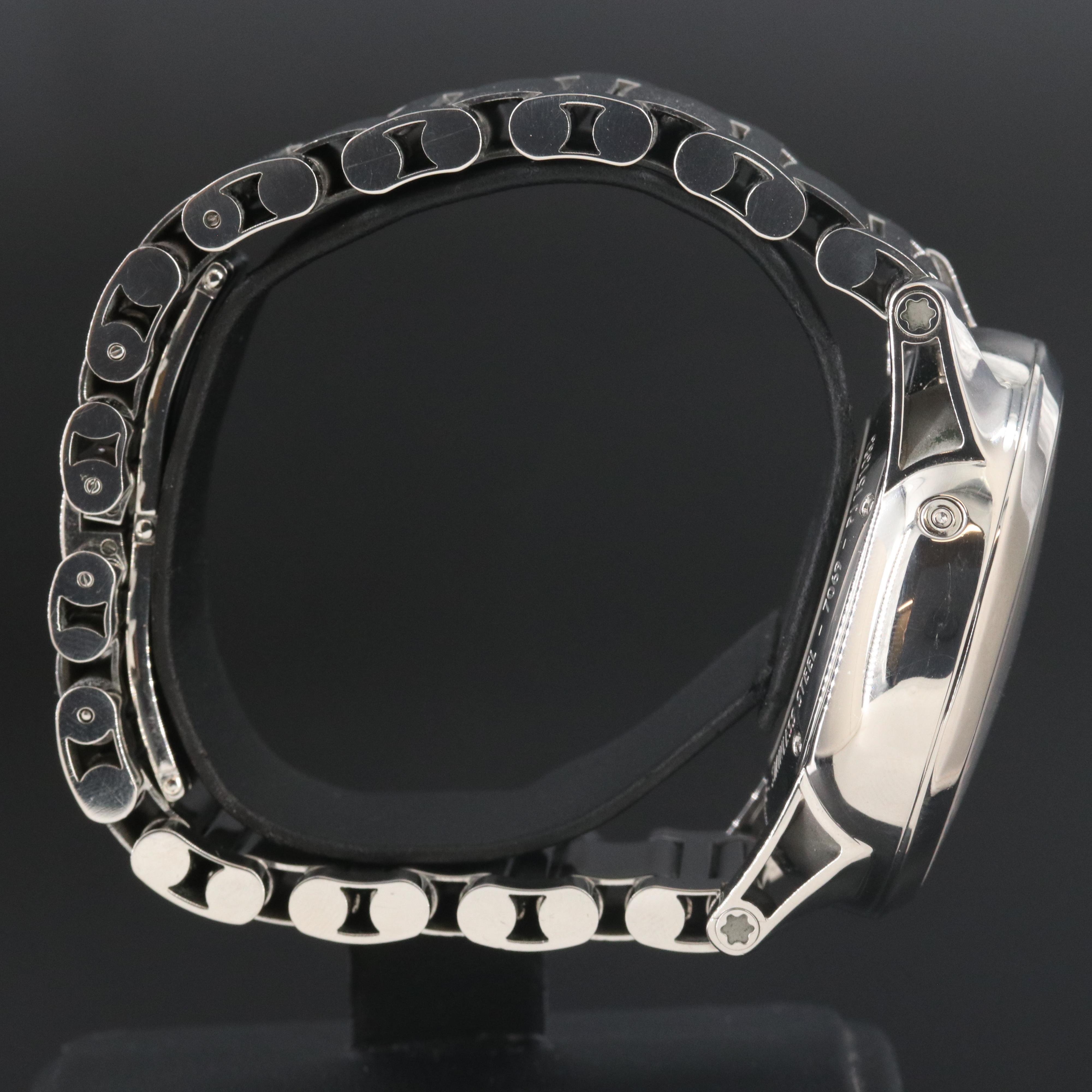 Montblanc Timewalker 7069 Chronograph Silver 43mm Steel Automatic Watch