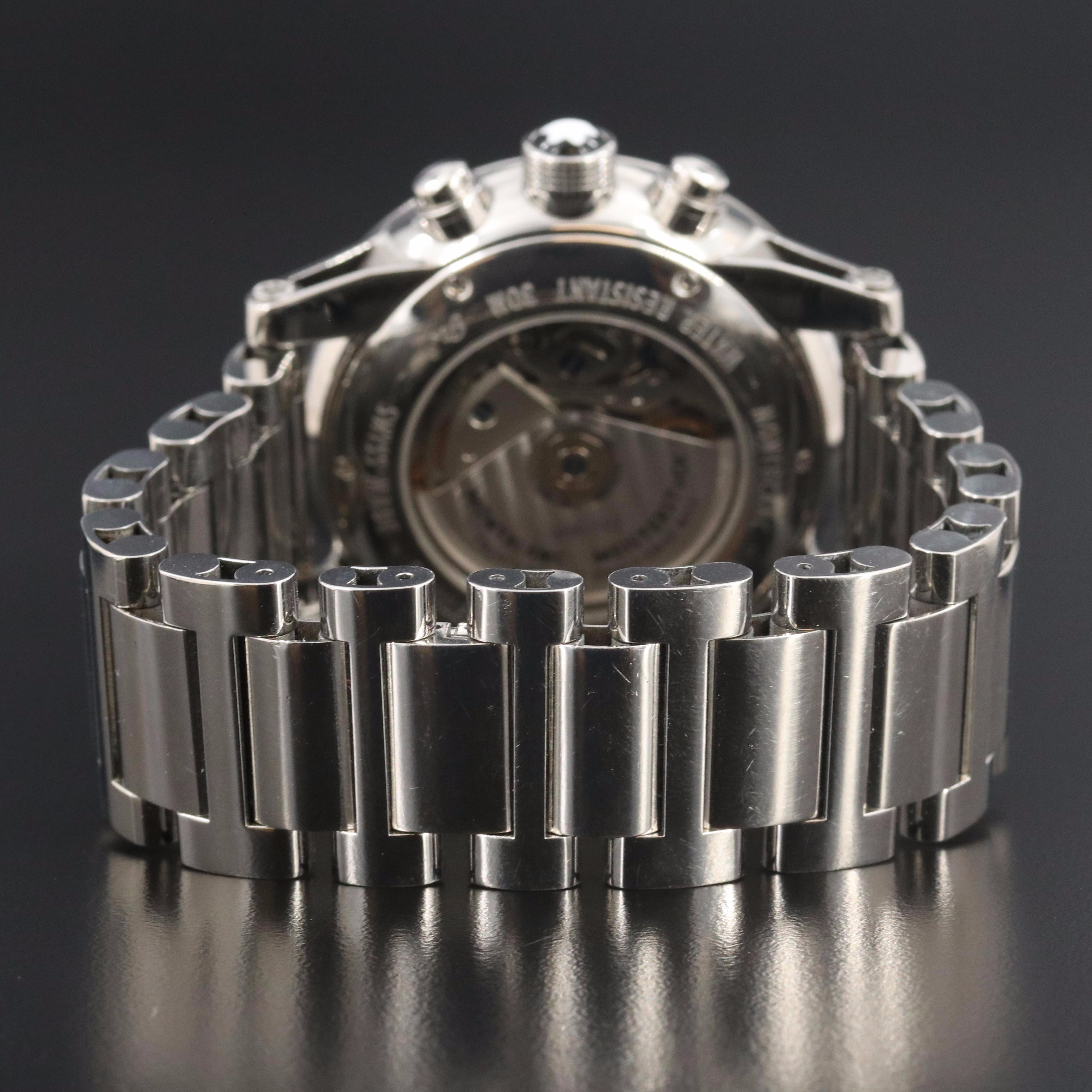 Montblanc Timewalker 7069 Chronograph Silver 43mm Steel Automatic Watch