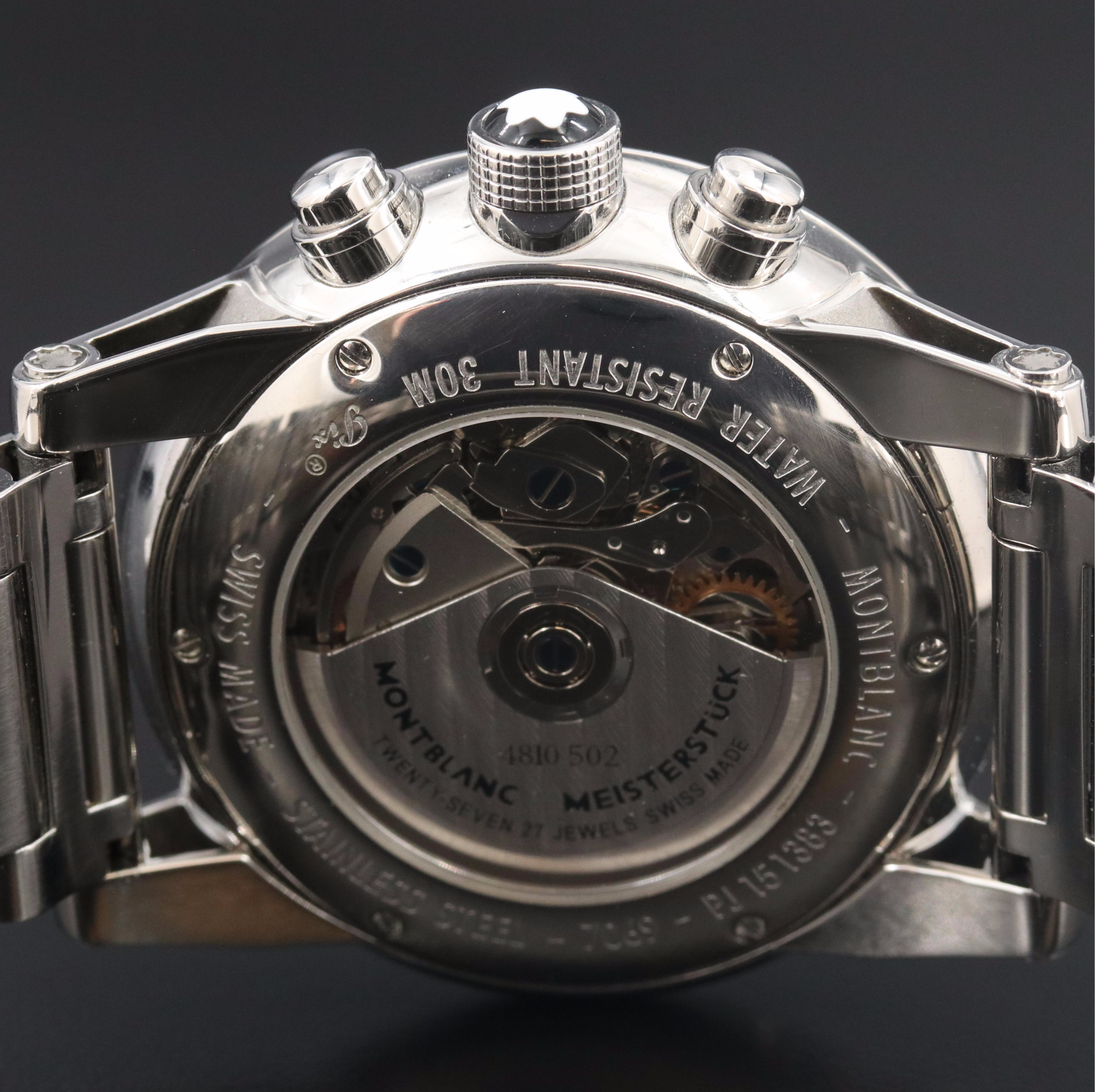 Montblanc Timewalker 7069 Chronograph Silver 43mm Steel Automatic Watch