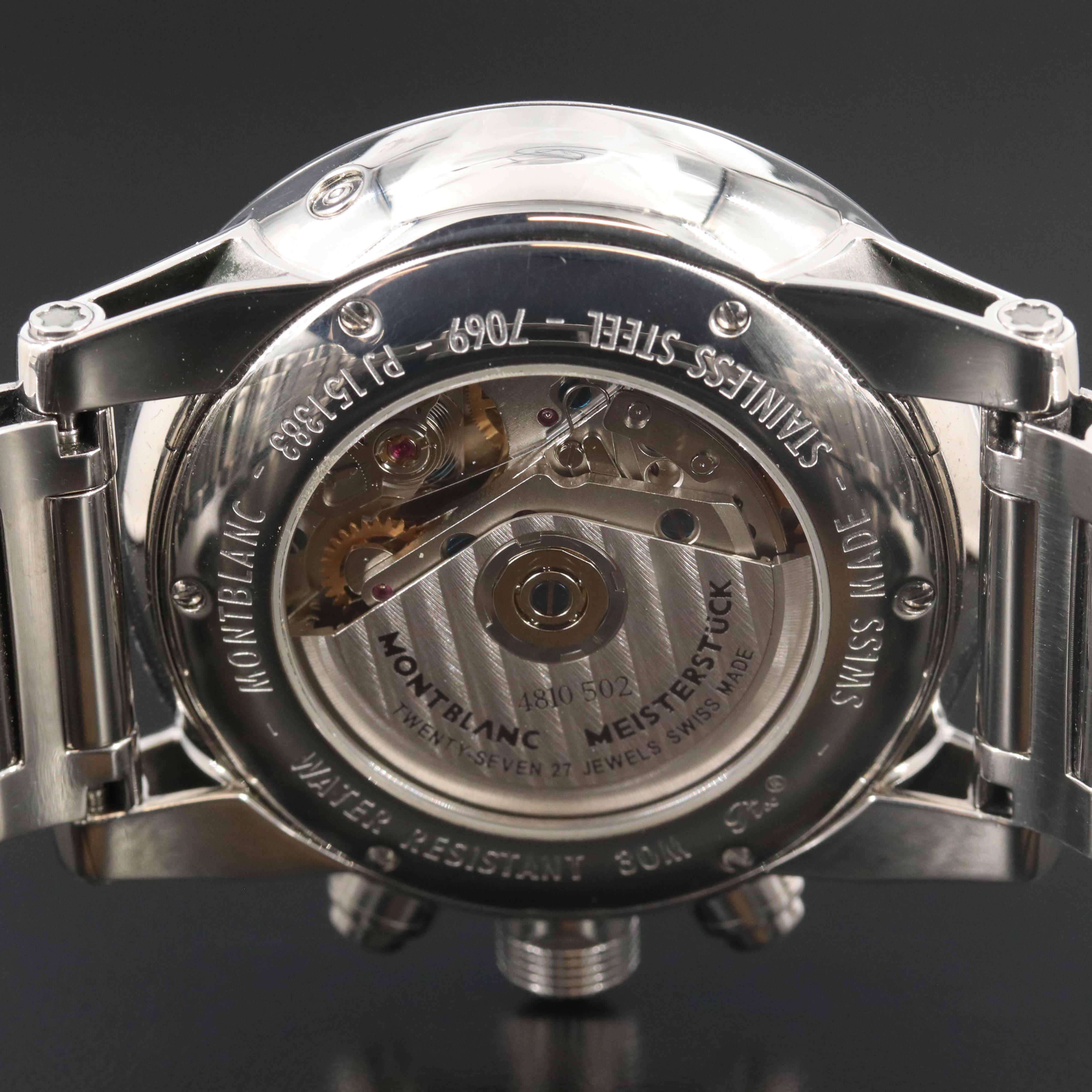 Montblanc Timewalker 7069 Chronograph Silver 43mm Steel Automatic Watch