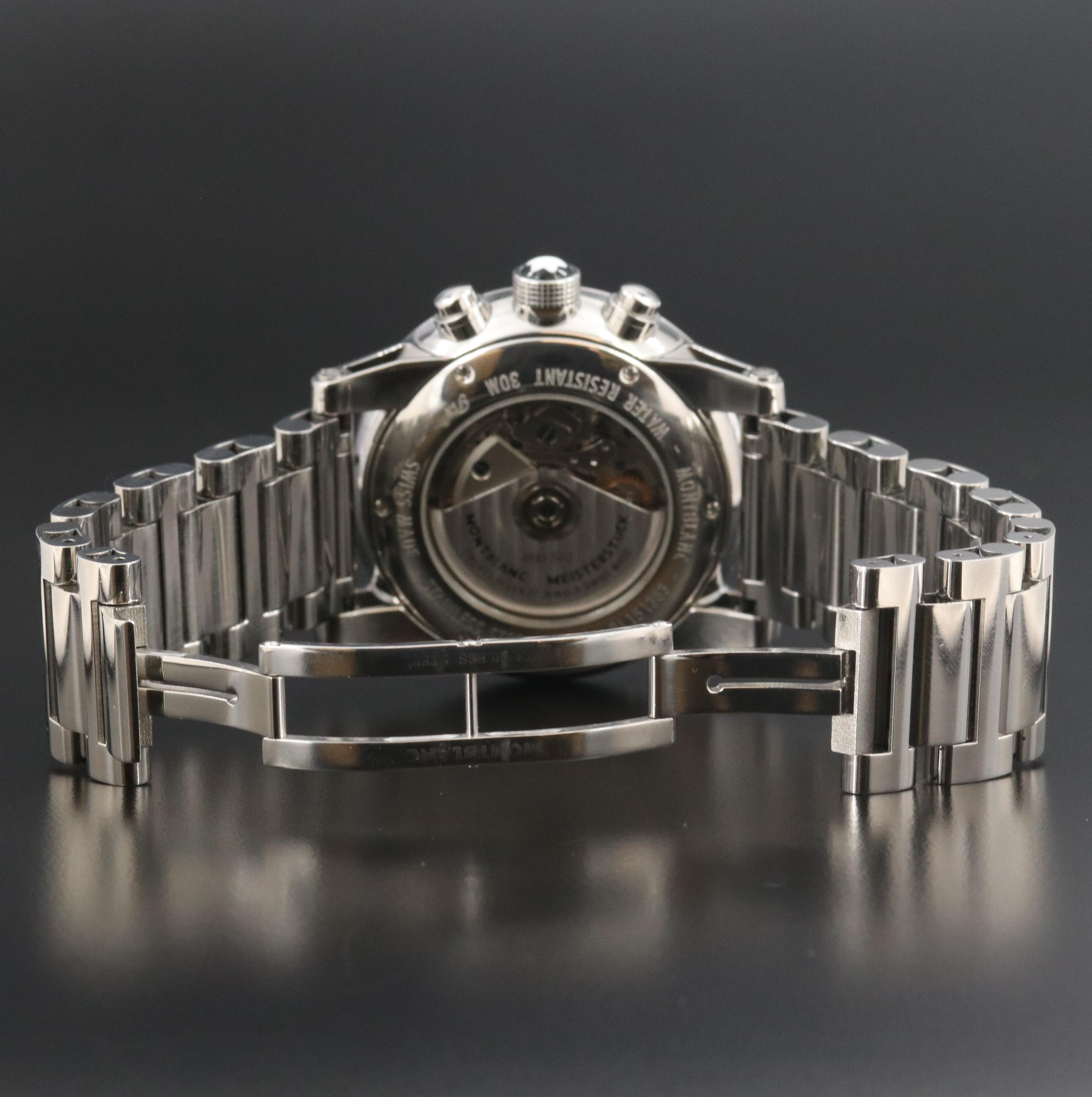 Montblanc Timewalker 7069 Chronograph Silver 43mm Steel Automatic Watch