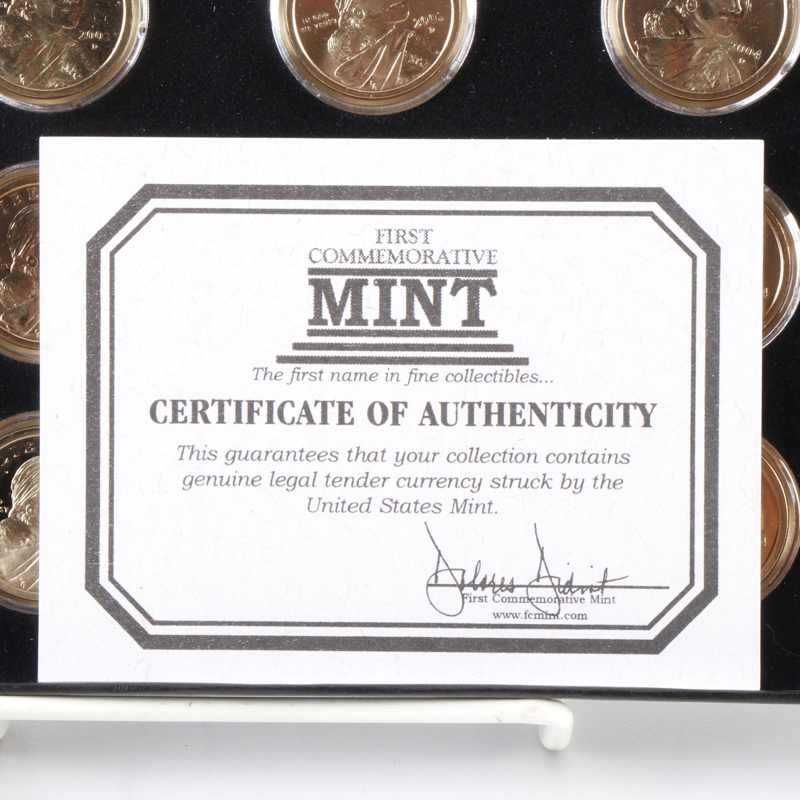Large Group of 208 Uncirculated and Proof Sacagawea Dollars
