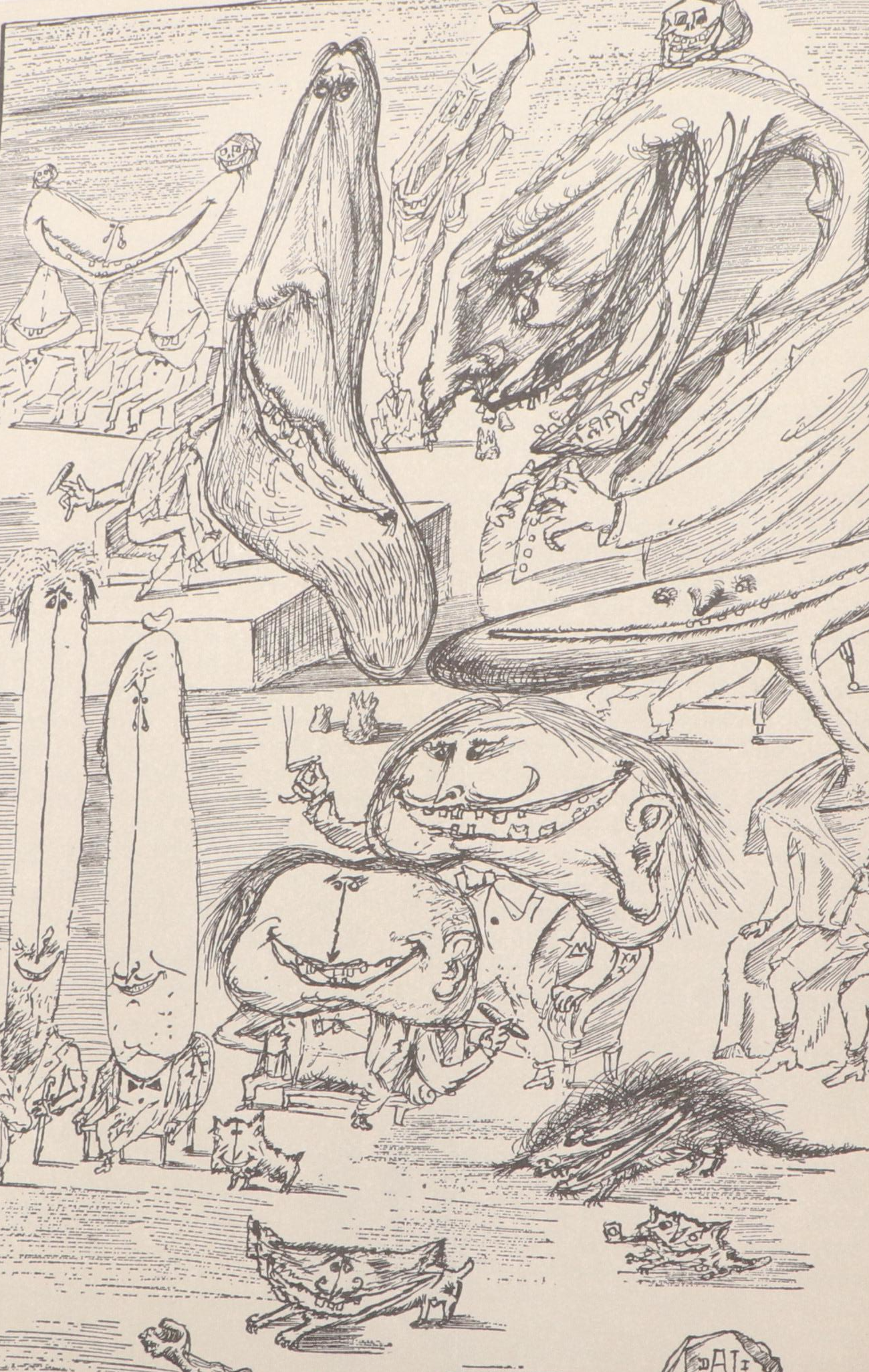 Salvador Dalí Illustrated "Wine, Women and Words" by Billy Rose, 1948