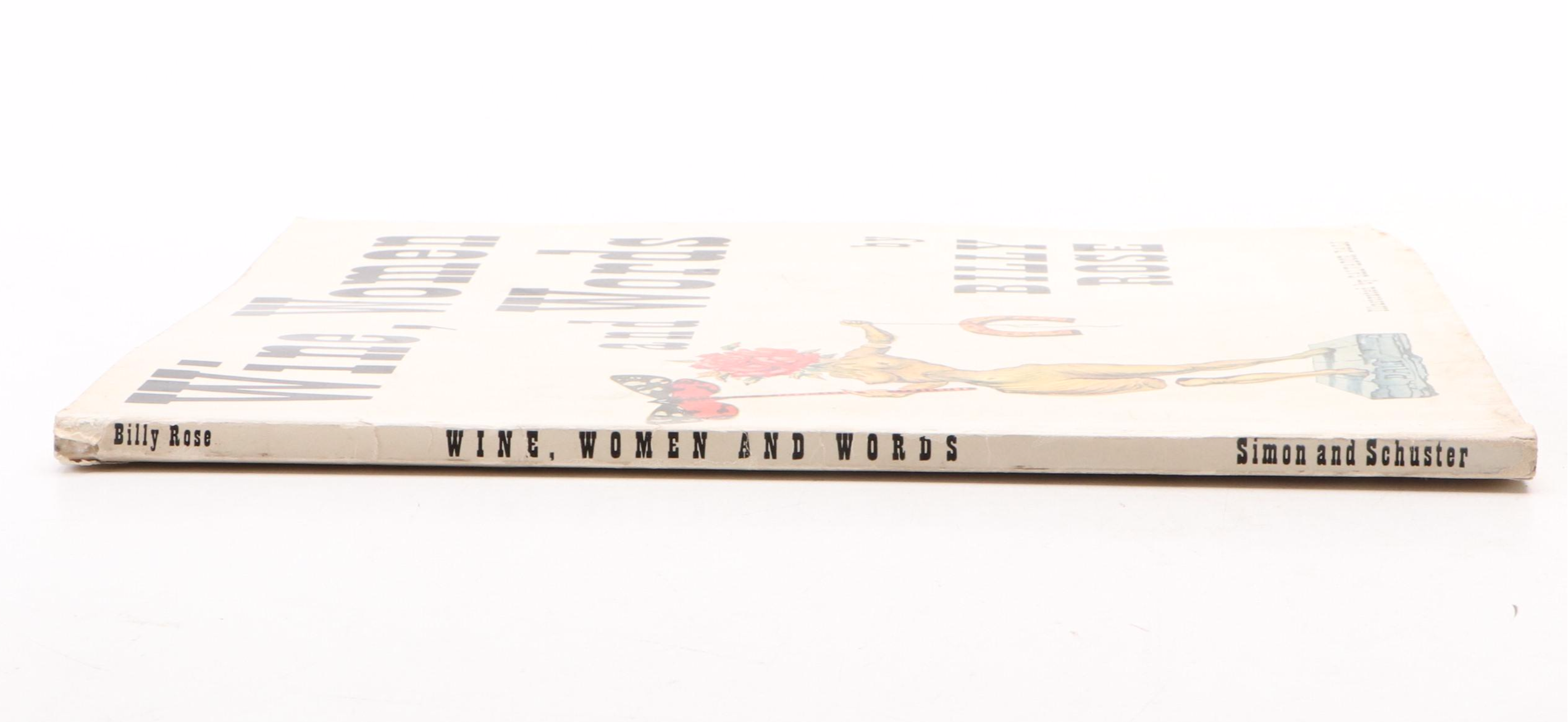 Salvador Dalí Illustrated "Wine, Women and Words" by Billy Rose, 1948