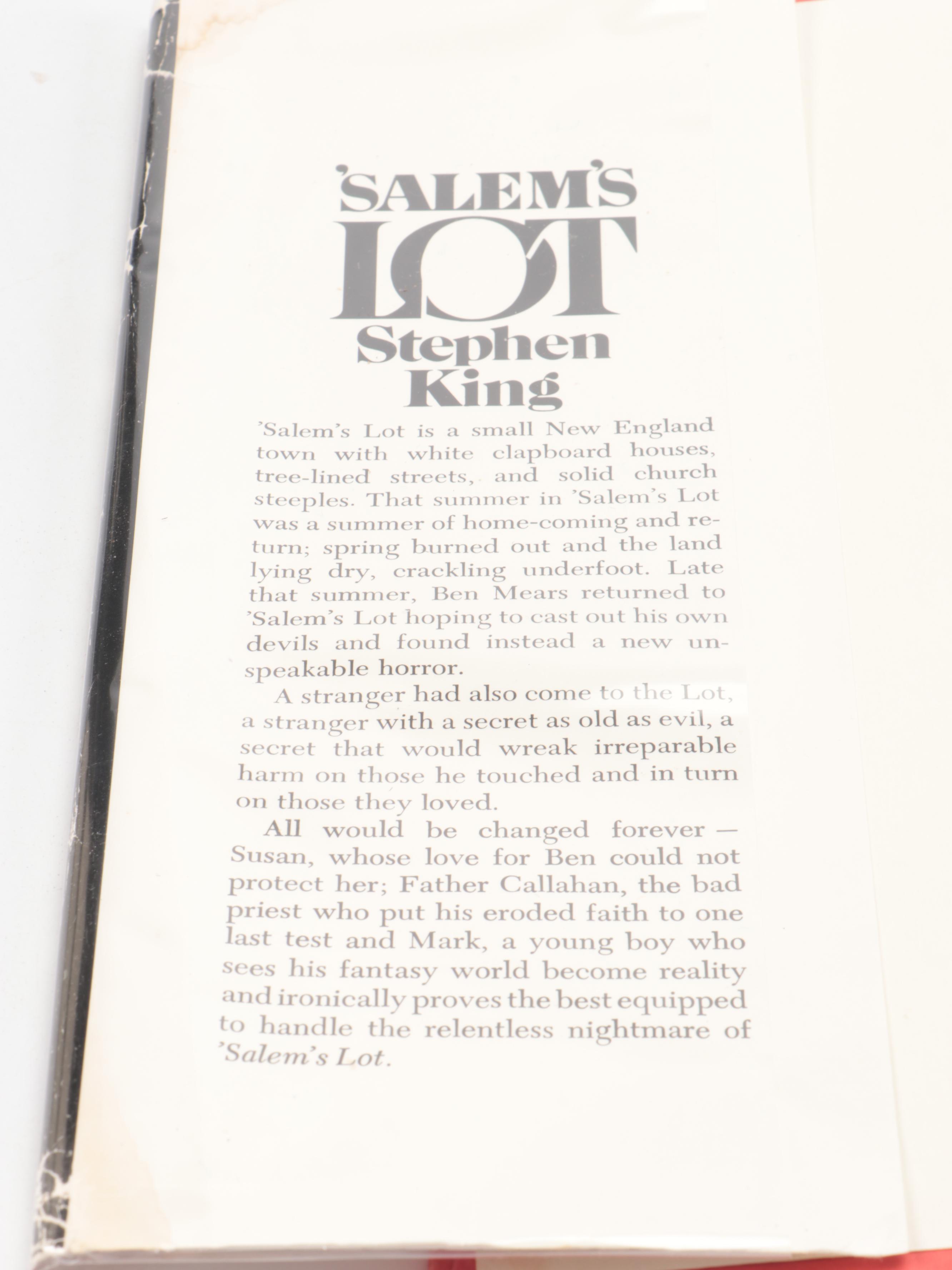 First Trade Edition "IT" and More Books by Stephen King