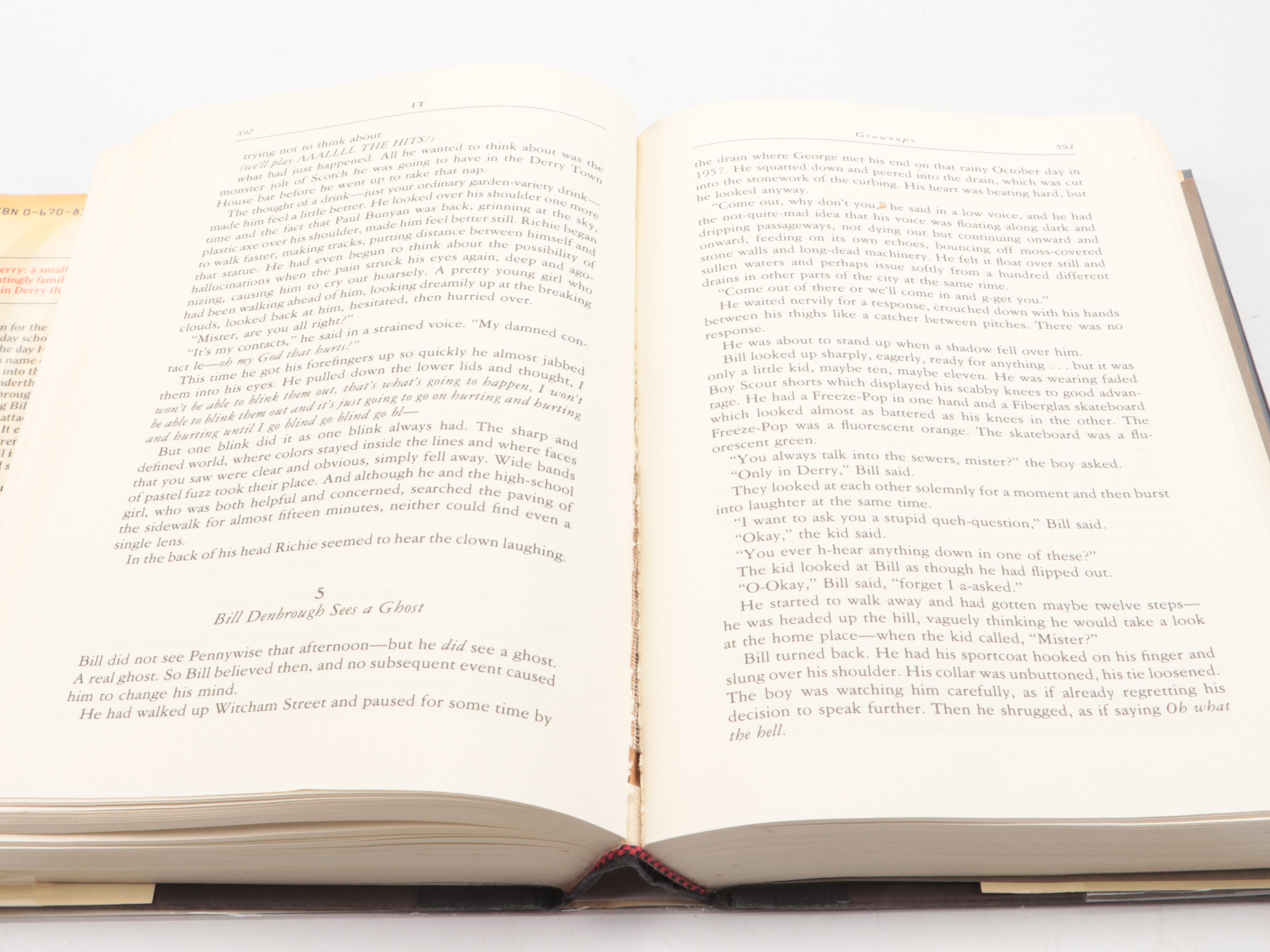 First Trade Edition "IT" and More Books by Stephen King