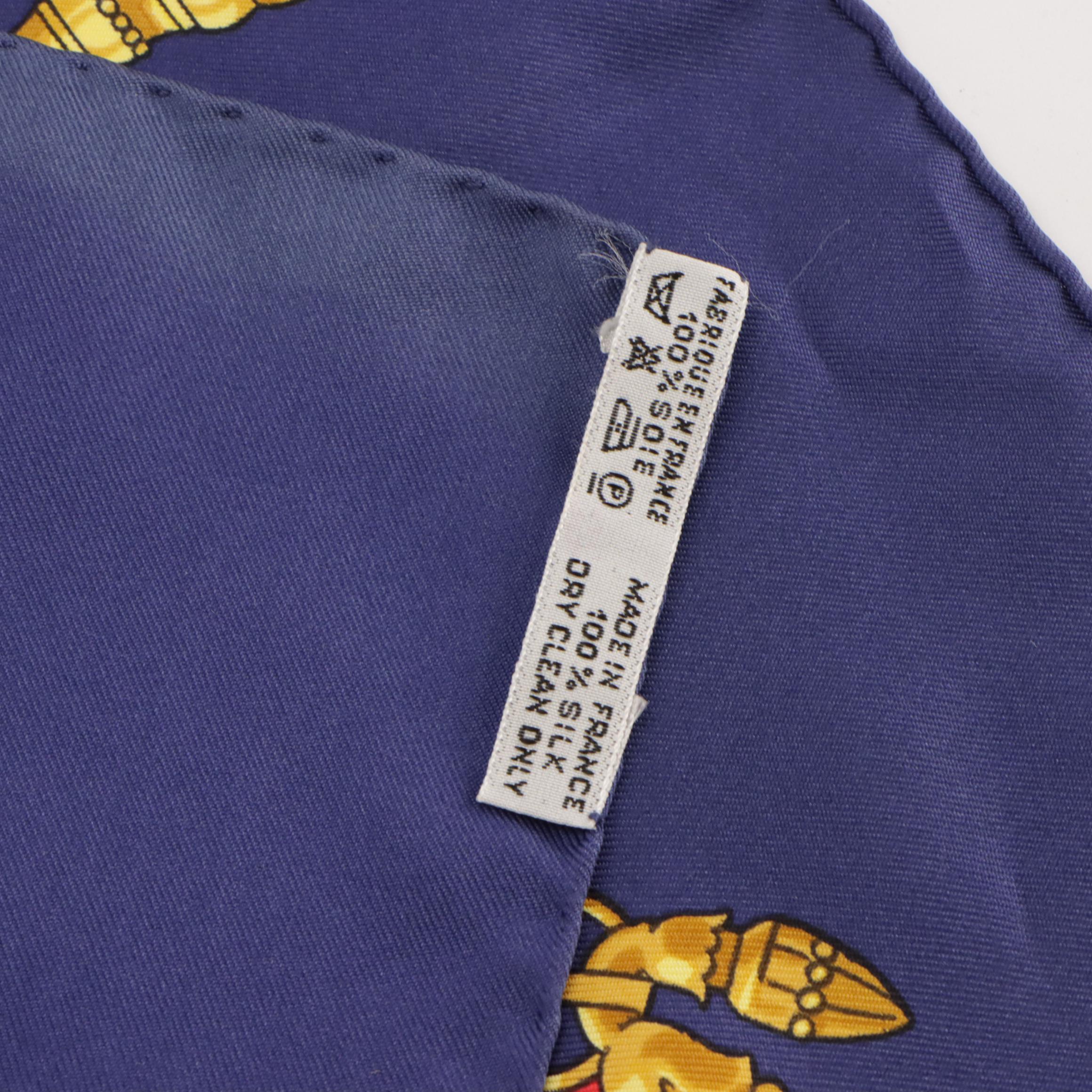 Hermès "Hommage A Charles Garnier" Silk Twill Scarf 90