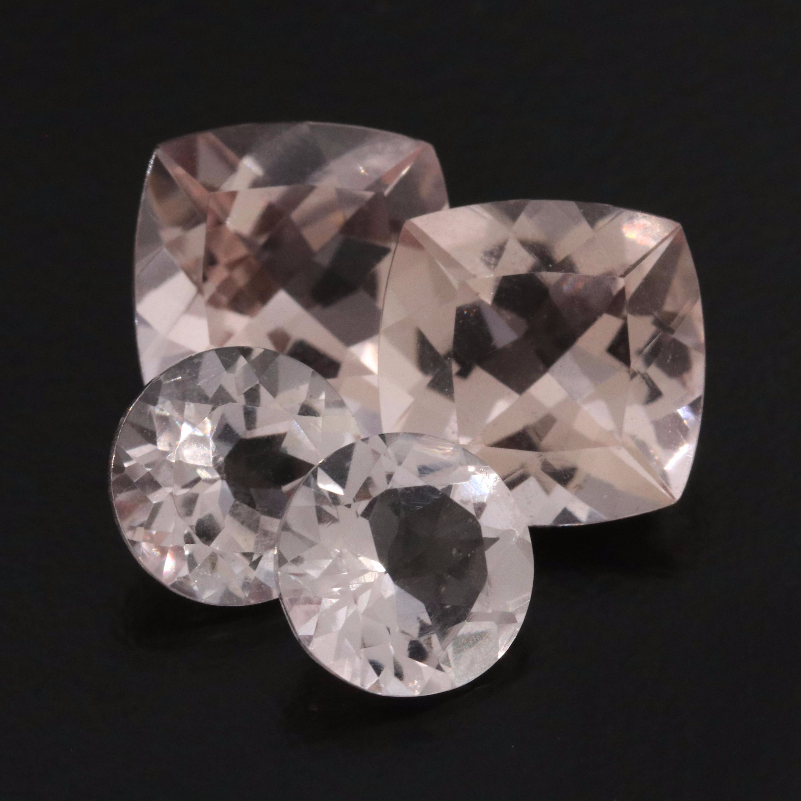 Loose 10.71 CTW Morganites