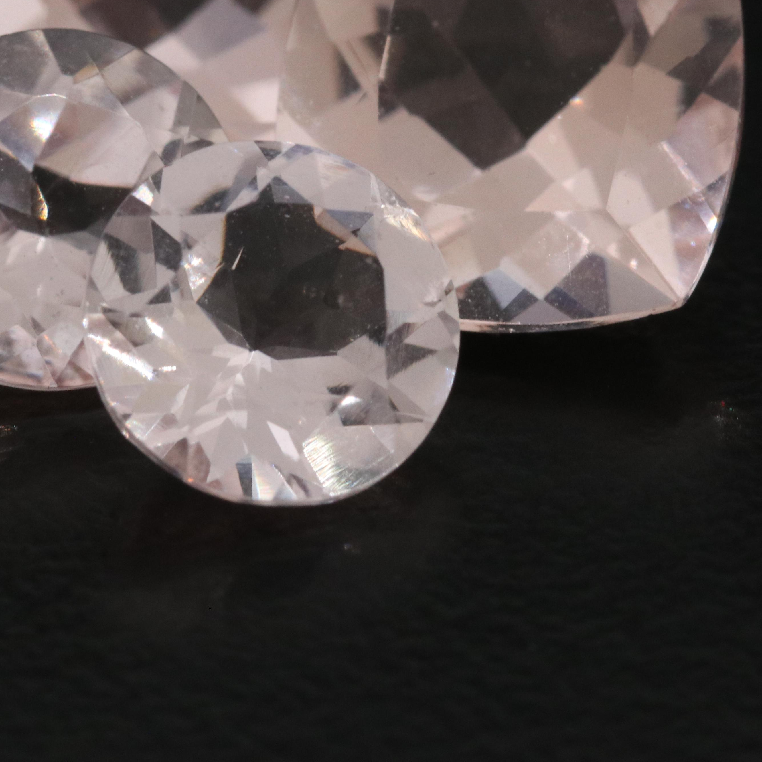 Loose 10.71 CTW Morganites