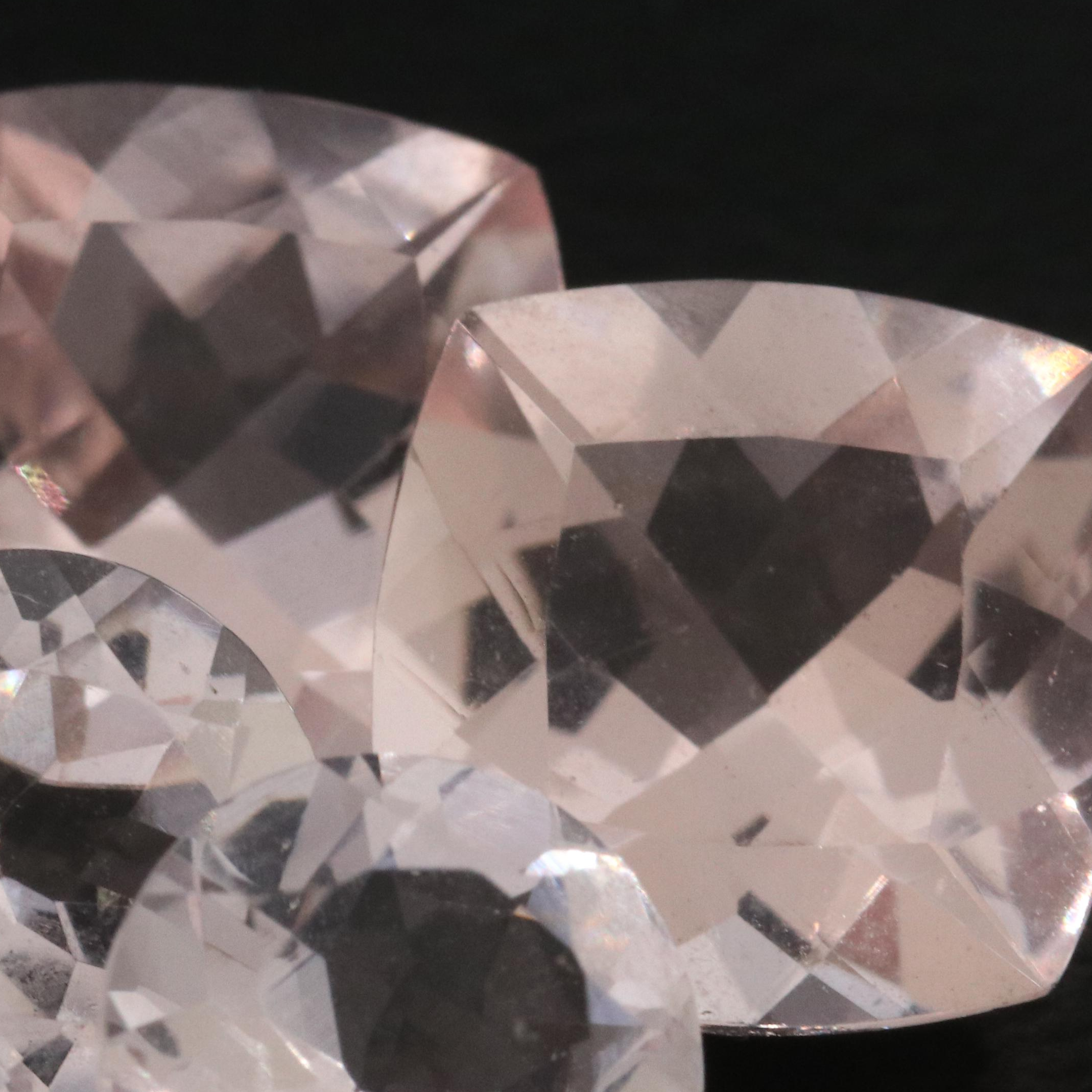 Loose 10.71 CTW Morganites