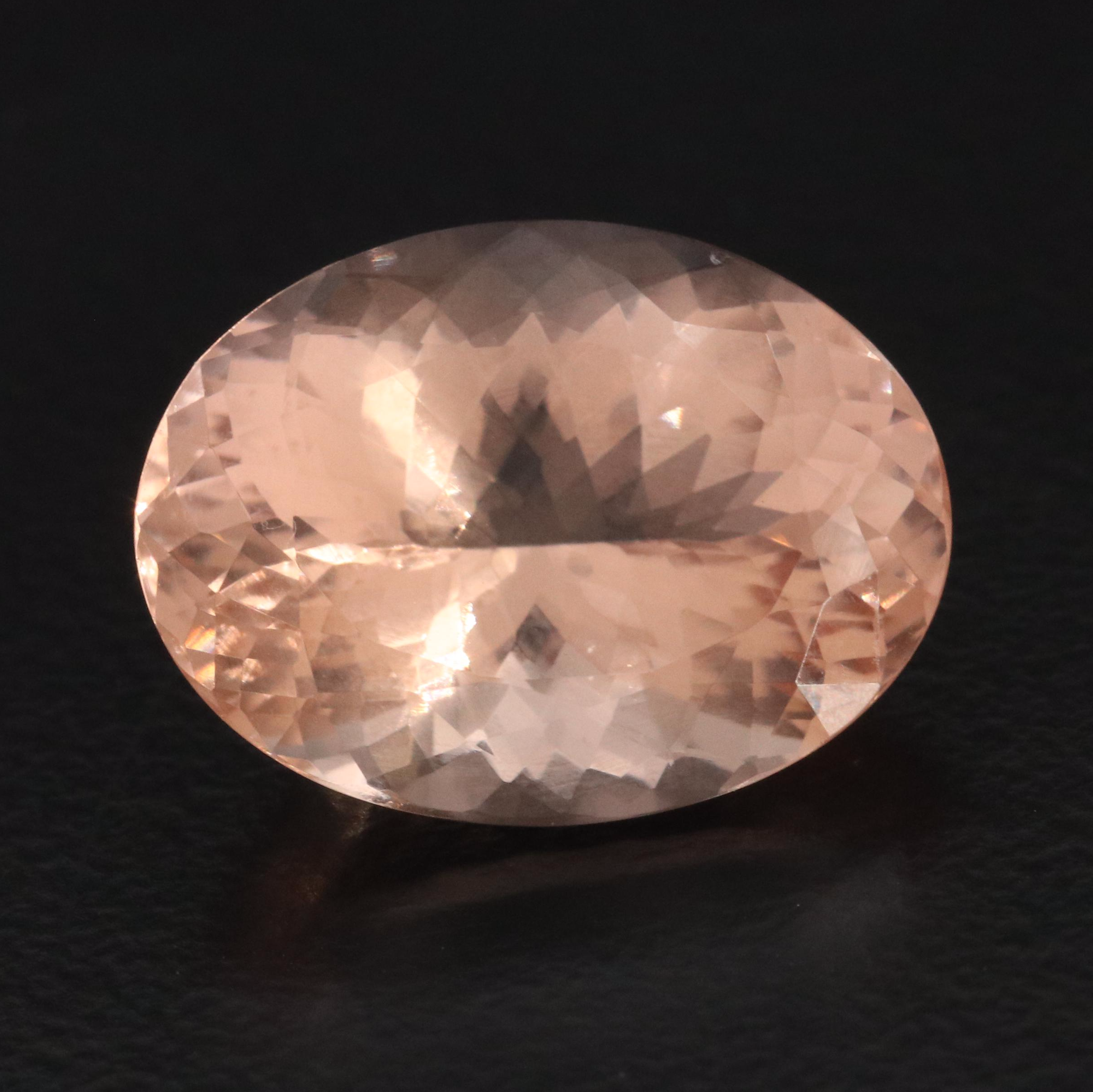Loose 8.51 CT Morganite