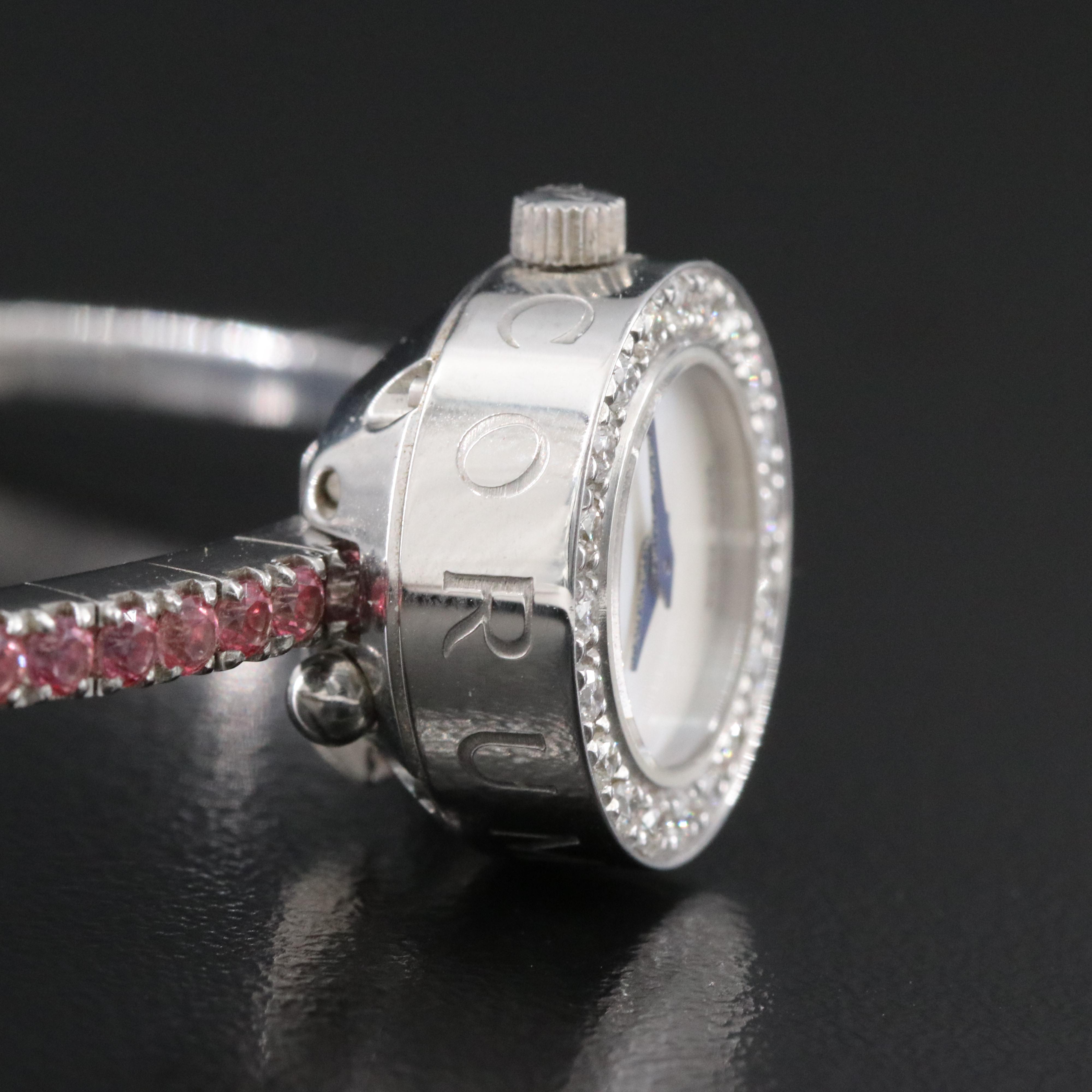 Corum Debutante Diamond & Mother-of-Pearl 16mm Steel Quartz Watch 137.501.47