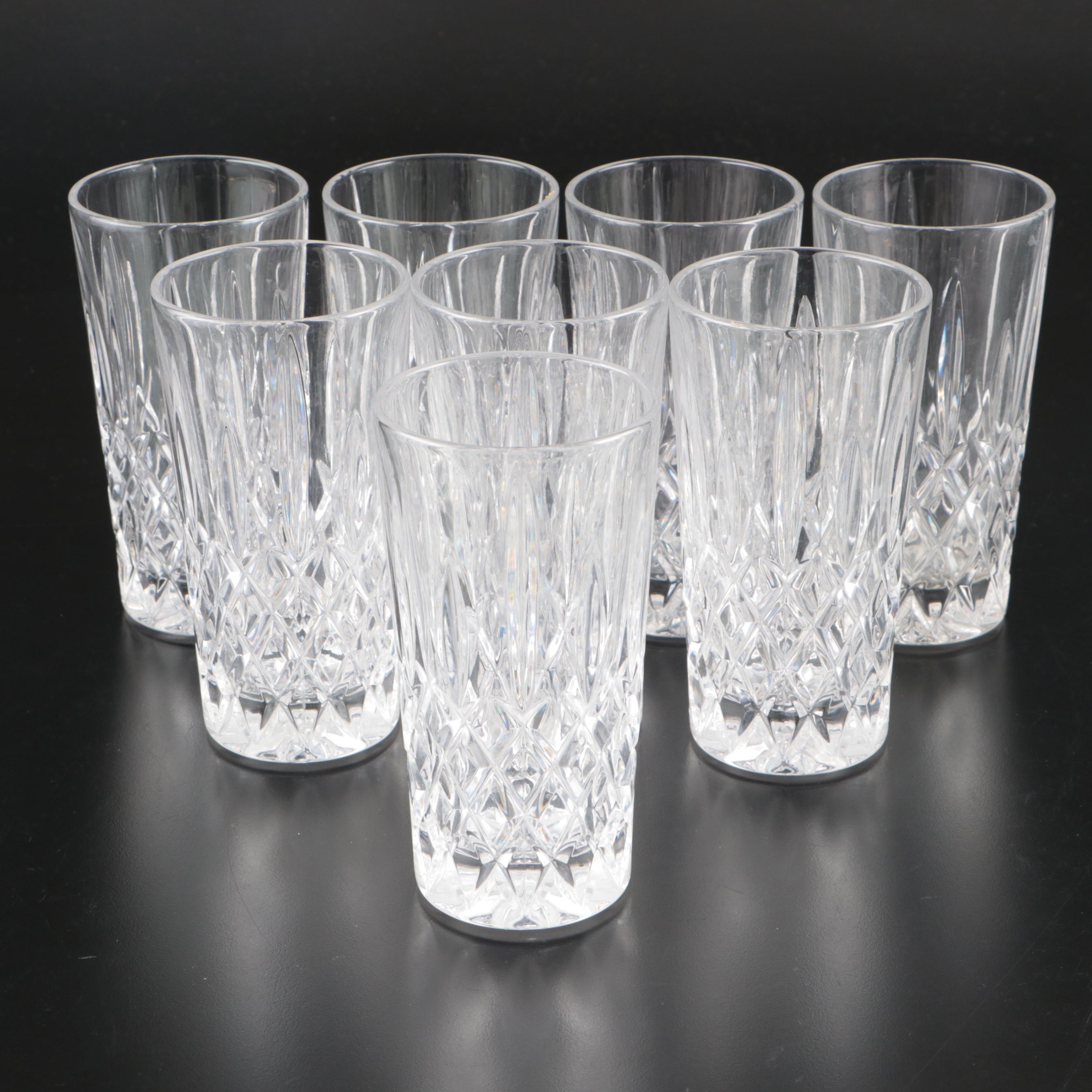 Marquis by Waterford Crystal Pitcher with Crystal Tumblers
