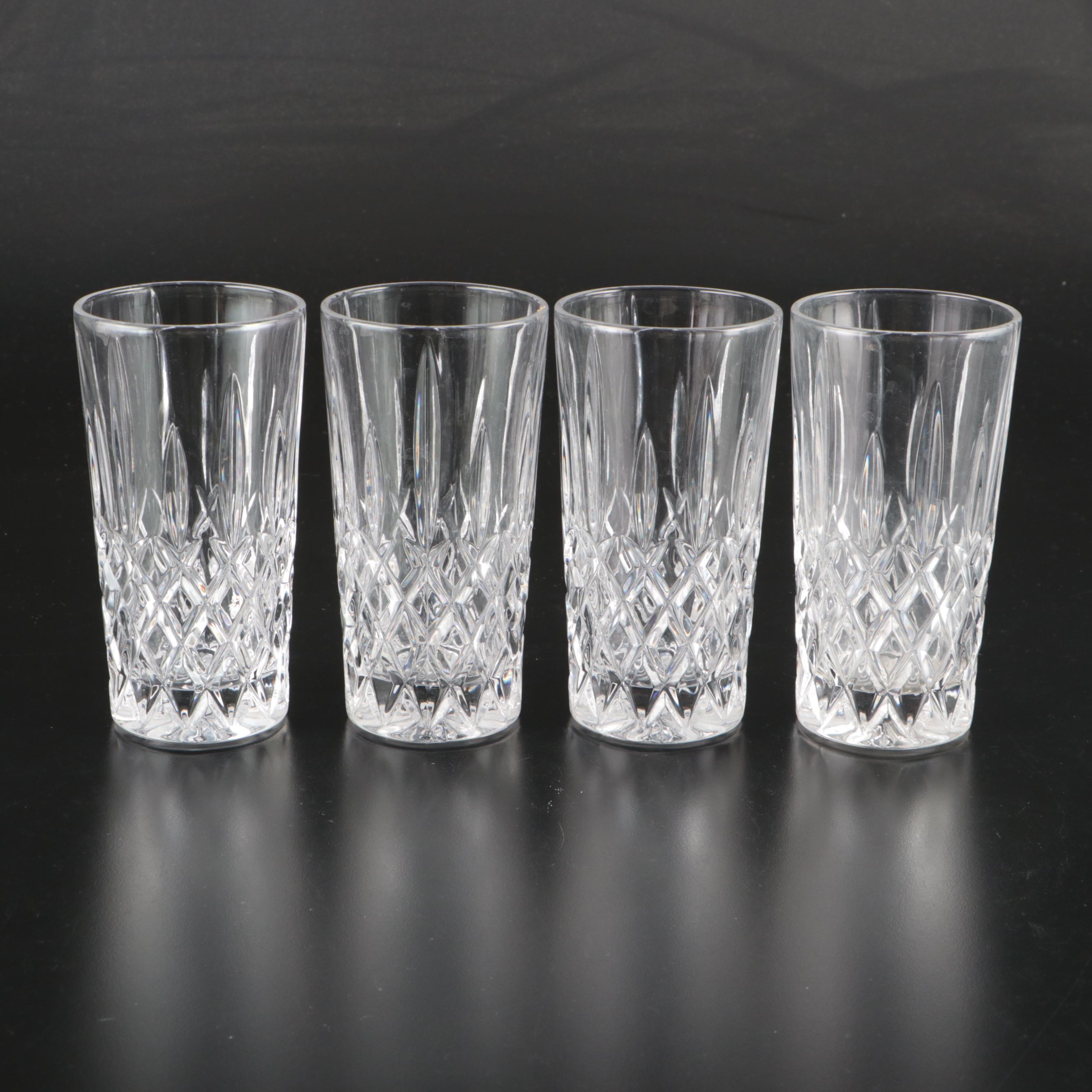 Marquis by Waterford Crystal Pitcher with Crystal Tumblers