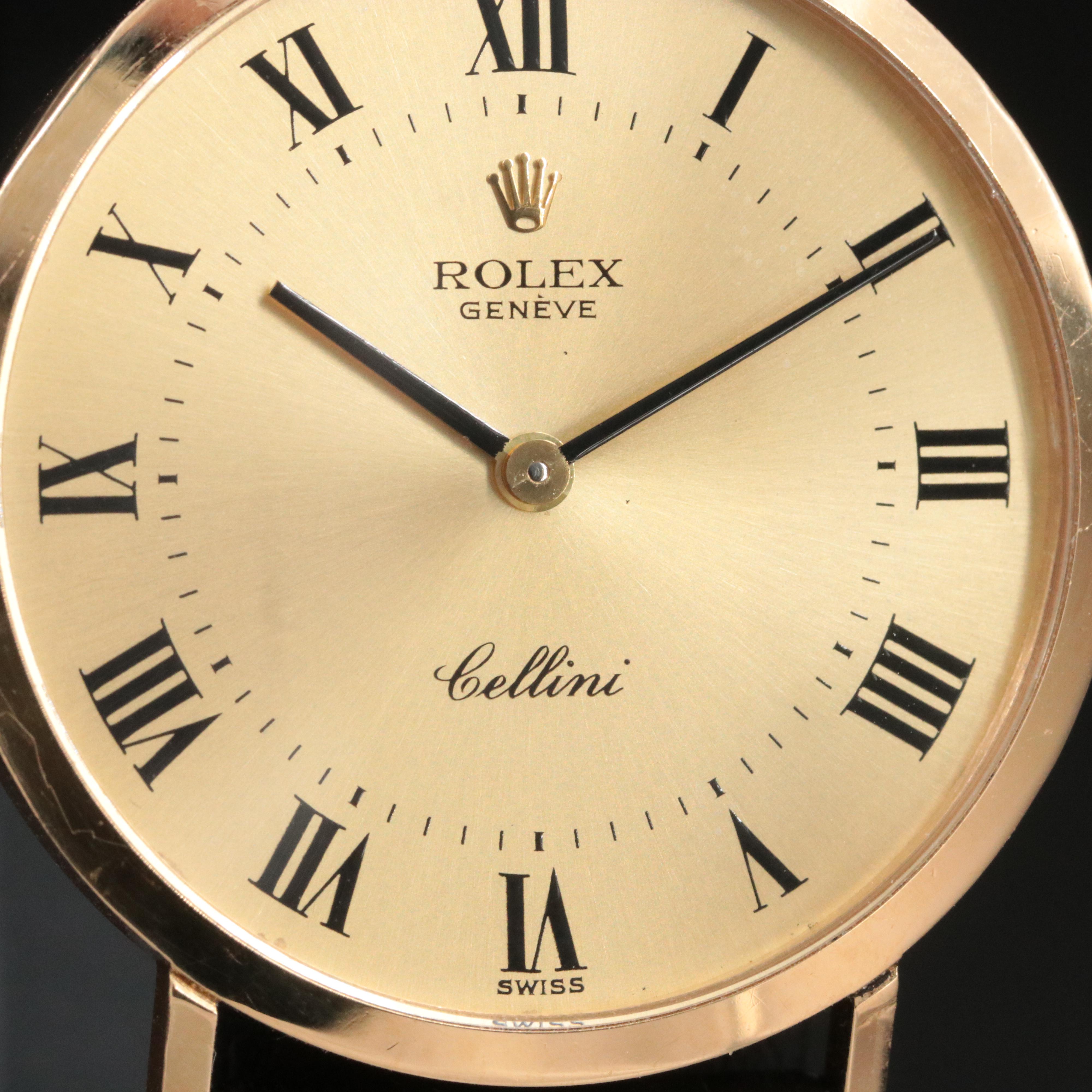 Rolex Cellini 18K Yellow Gold 32mm Manual Winding Watch