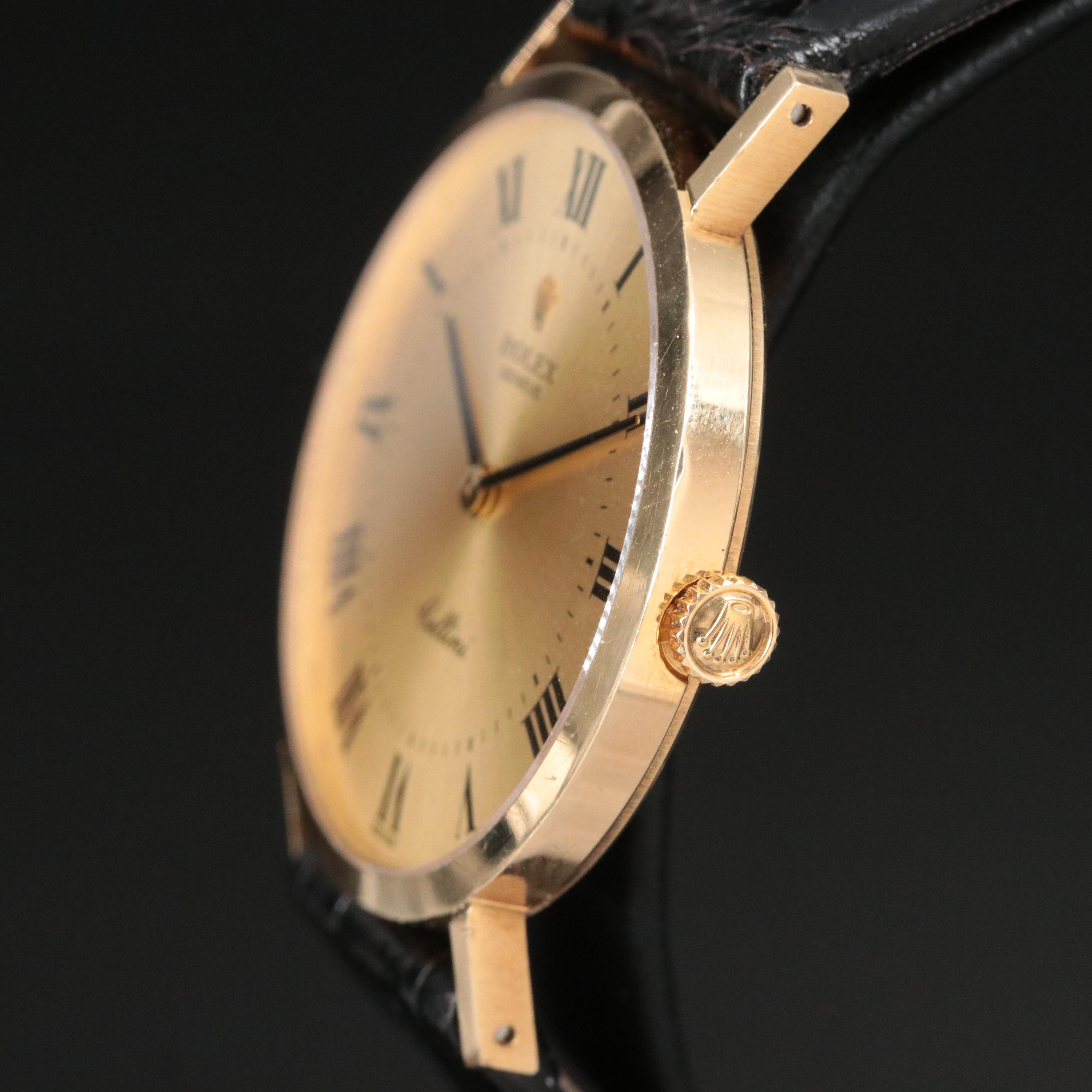 Rolex Cellini 18K Yellow Gold 32mm Manual Winding Watch