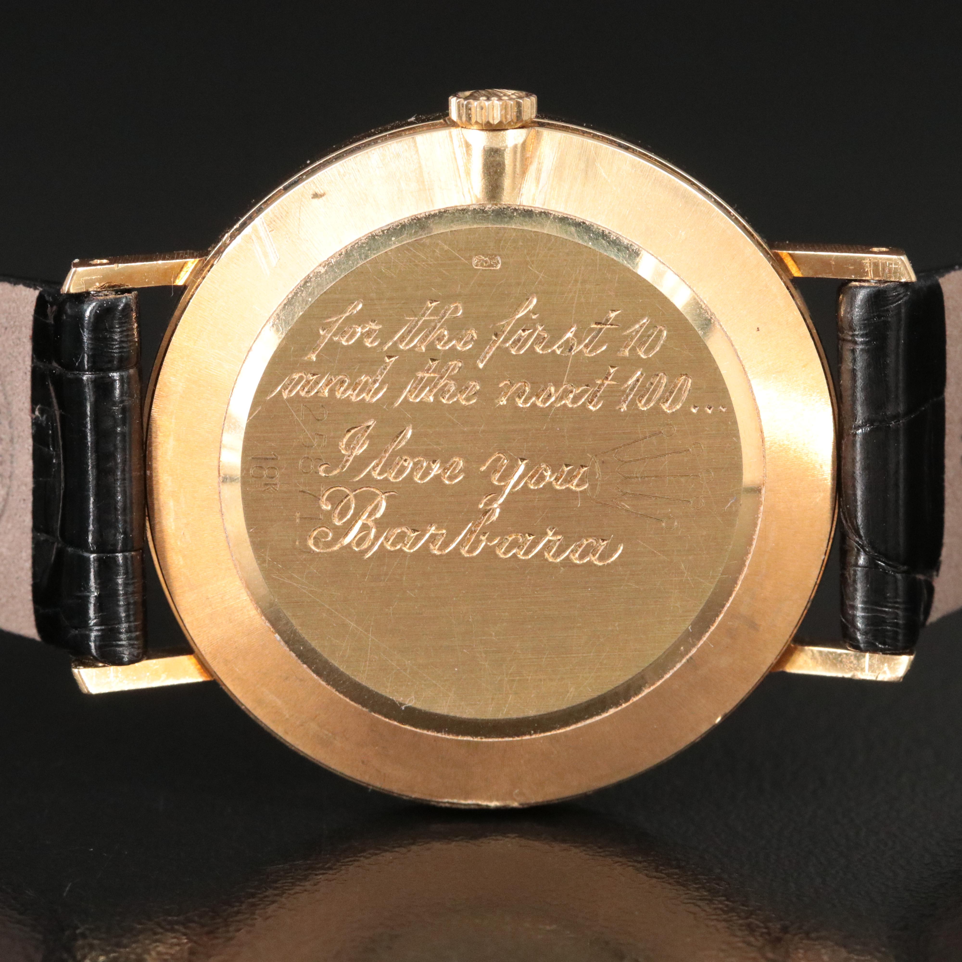 Rolex Cellini 18K Yellow Gold 32mm Manual Winding Watch