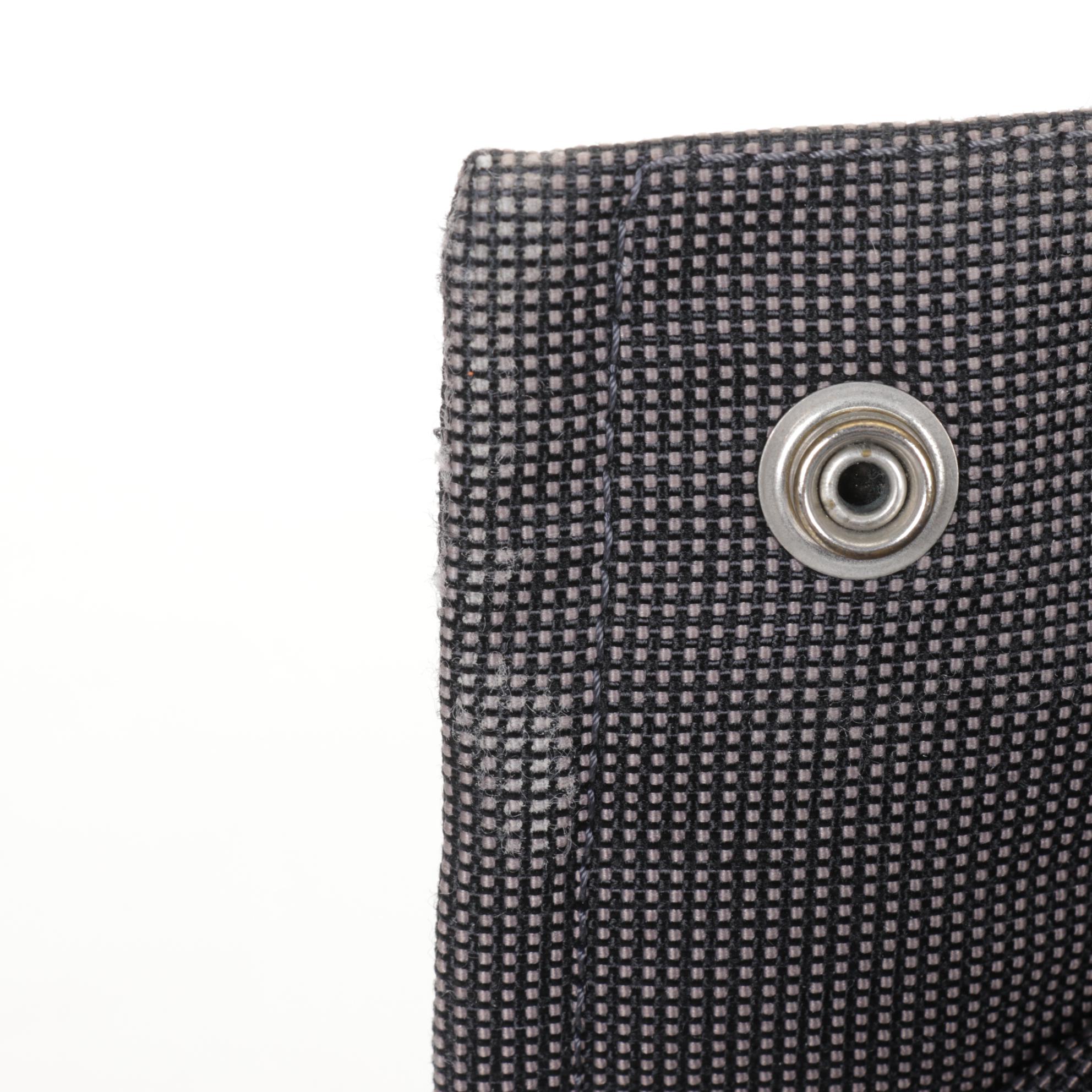 Hermès Toile Canvas Herline Tote Backpack in Grey/Black