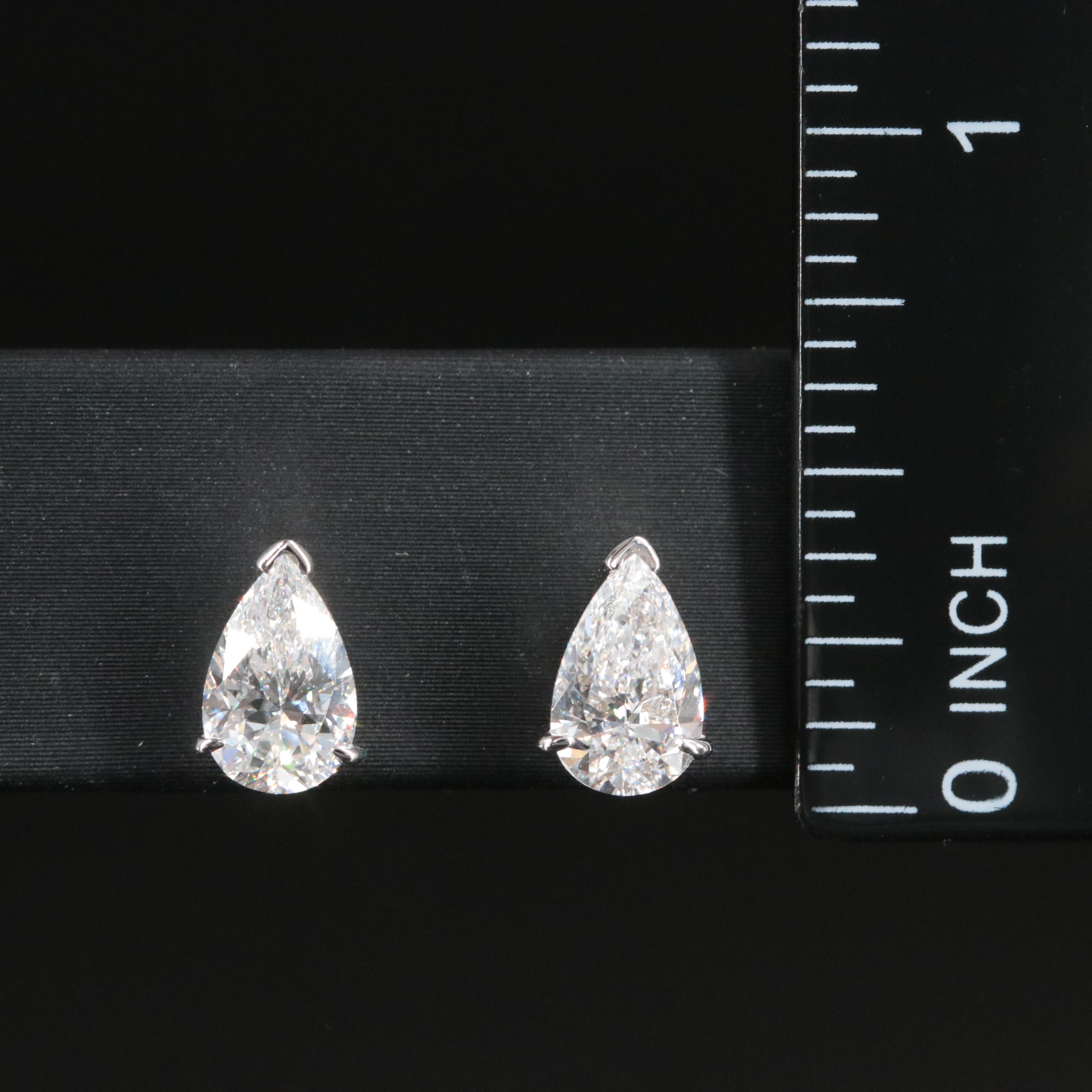 14K 2.04 CTW Lab Grown Diamond Stud Earrings with IGI Reports