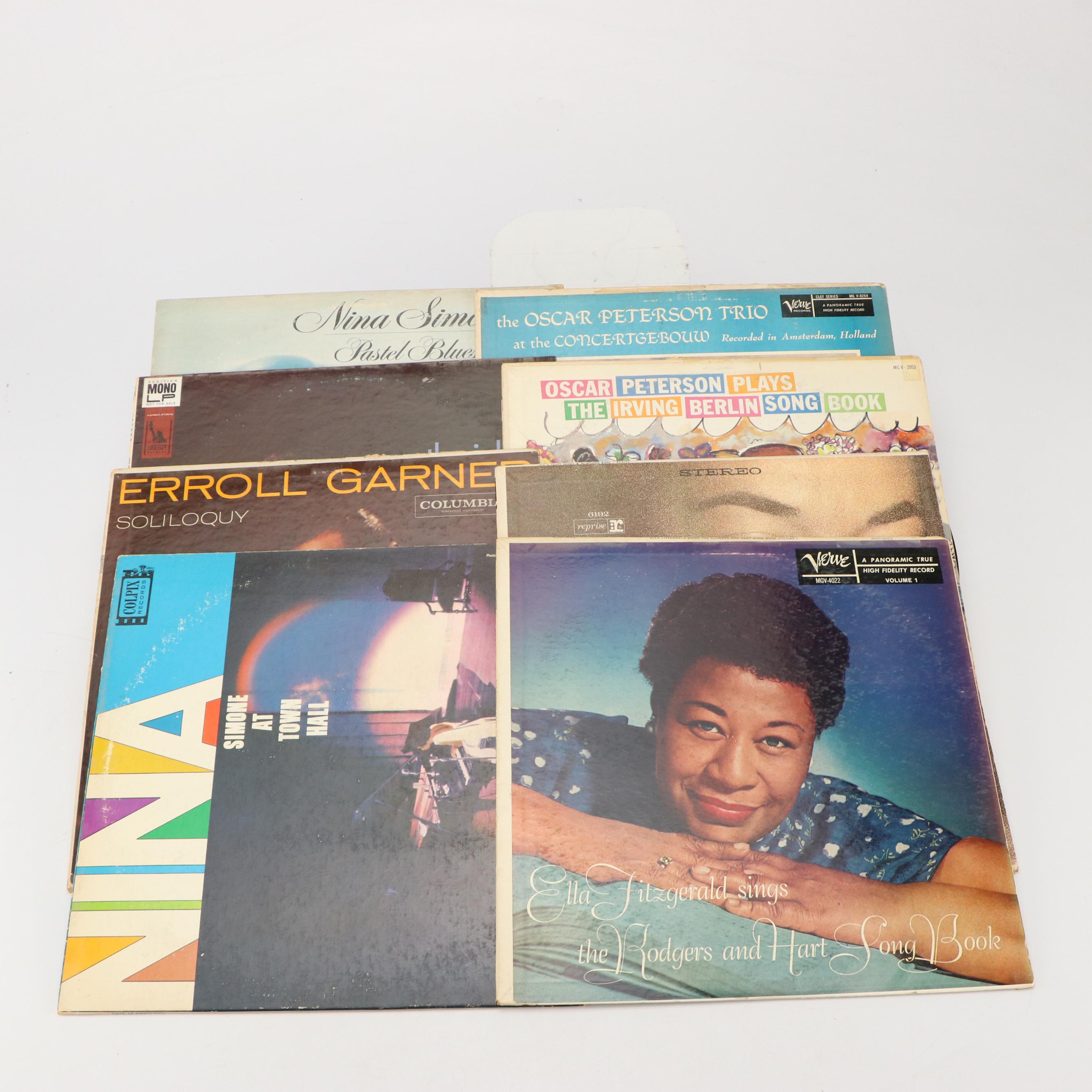 Carmen McRae, Nina Simone, Ella Fitzgerald, and More Vinyl Record Albums