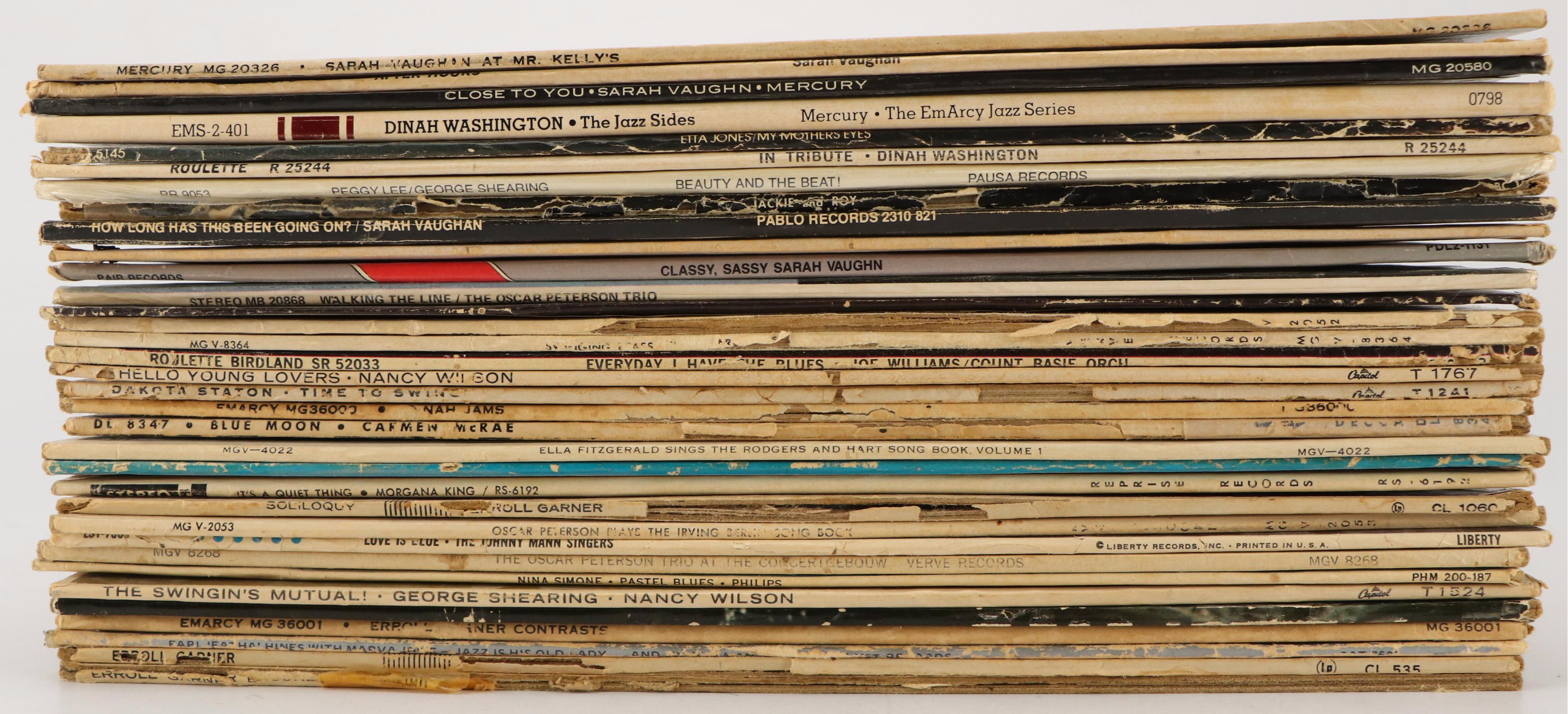 Carmen McRae, Nina Simone, Ella Fitzgerald, and More Vinyl Record Albums