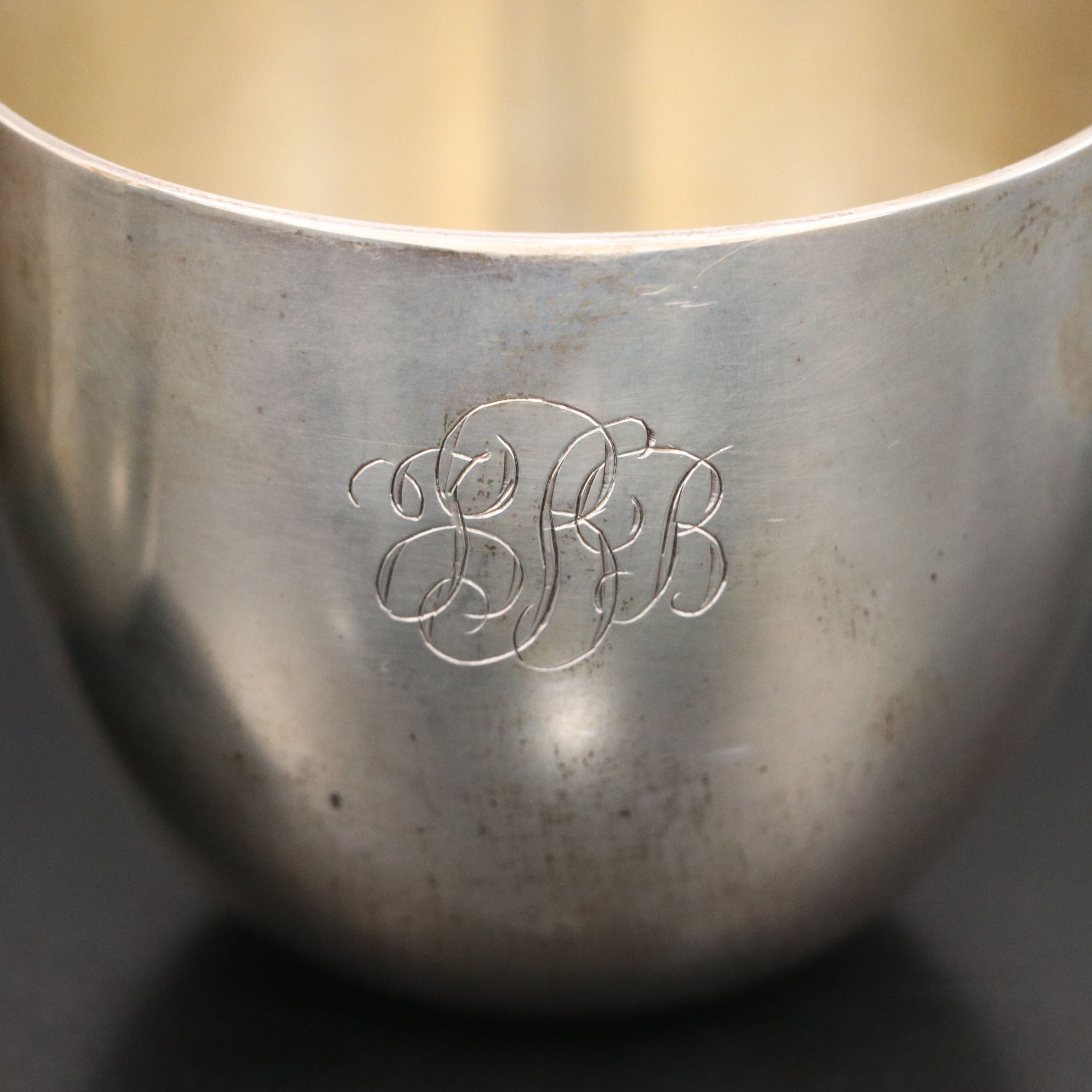 Stieff Sterling Silver Anniversary Jefferson Cups