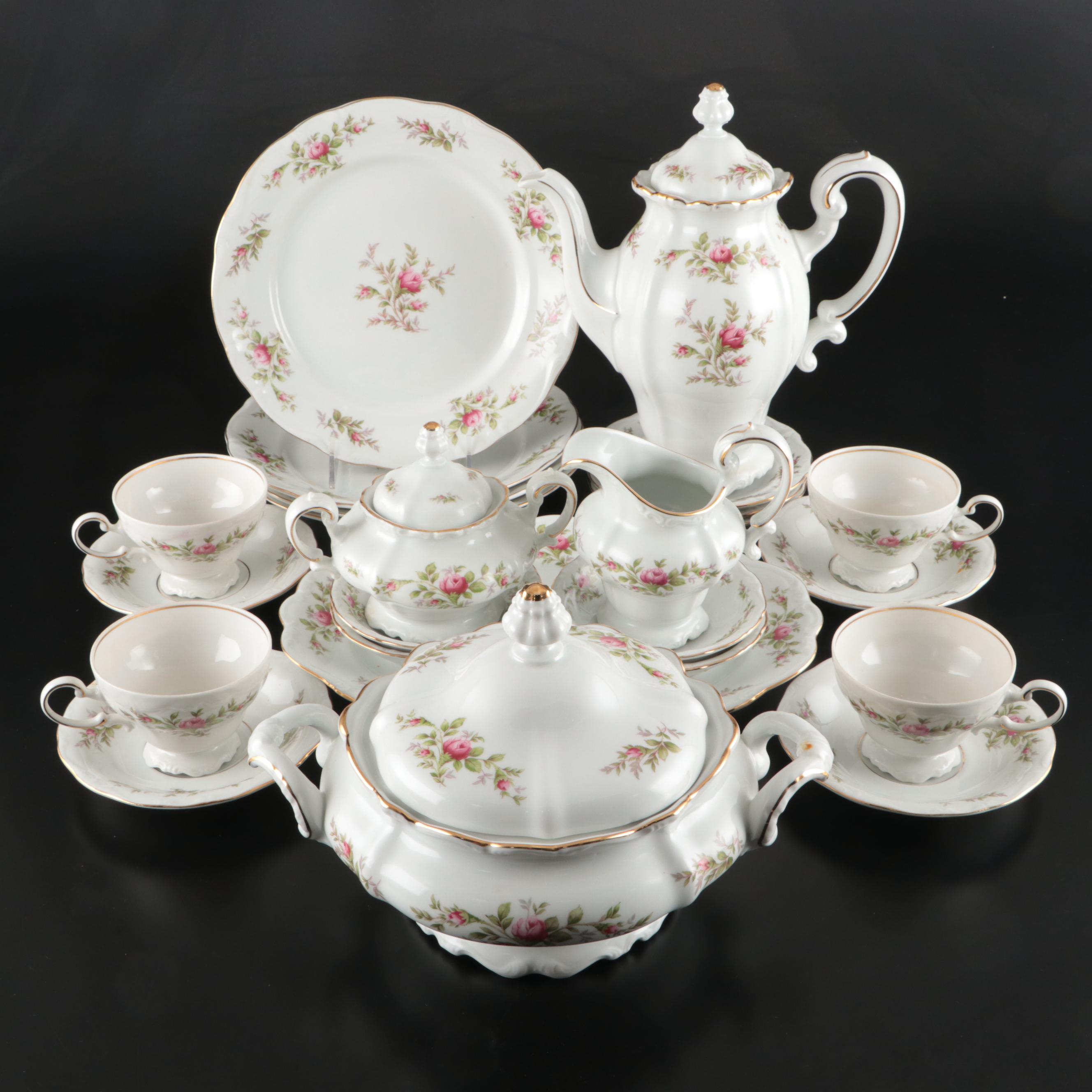 Johann Haviland "Moss Rose" Porcelain Tableware
