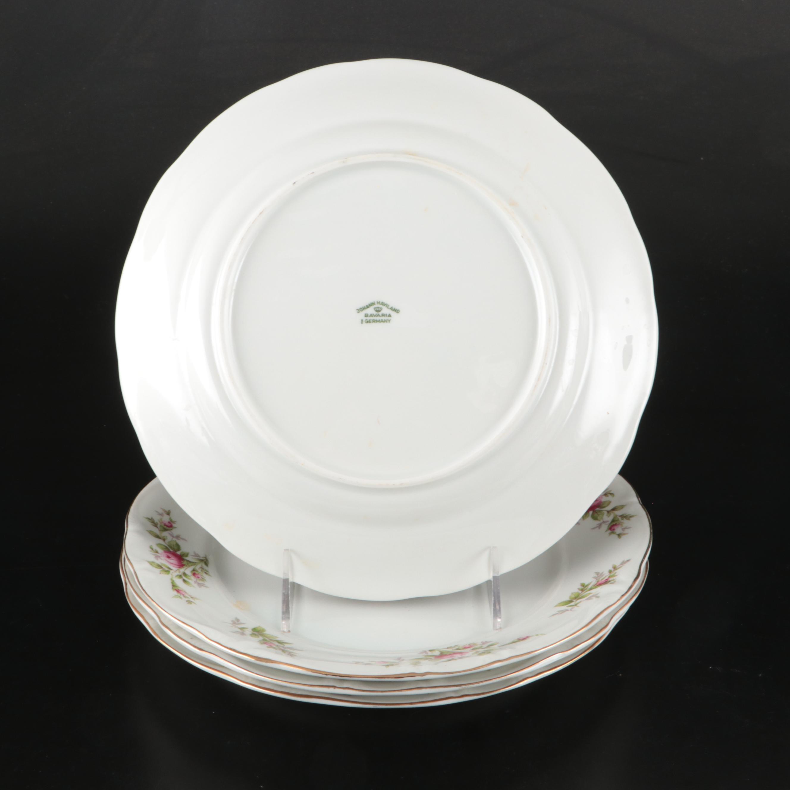 Johann Haviland "Moss Rose" Porcelain Tableware