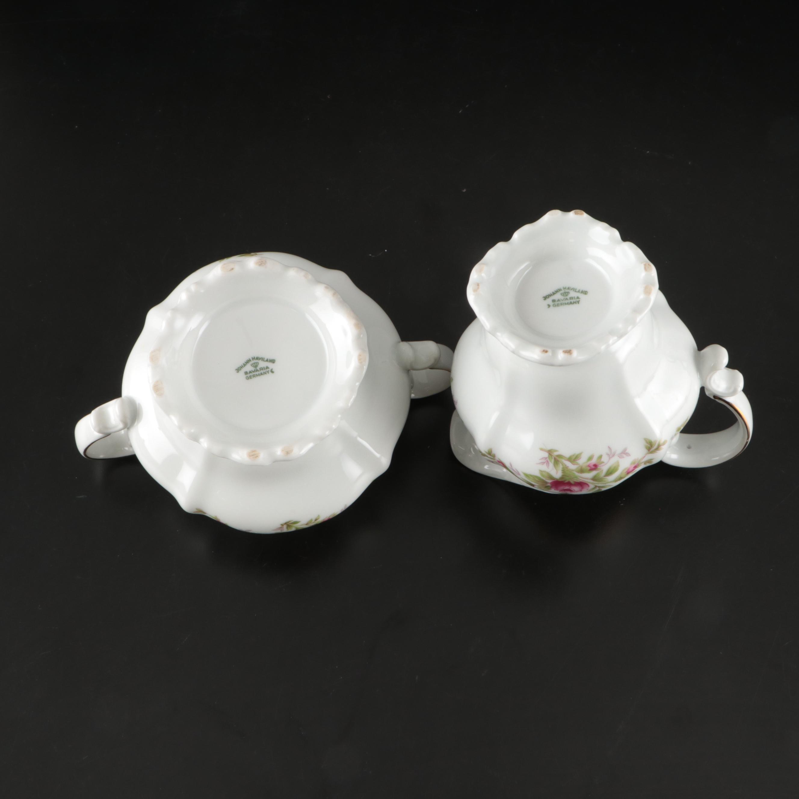 Johann Haviland "Moss Rose" Porcelain Tableware