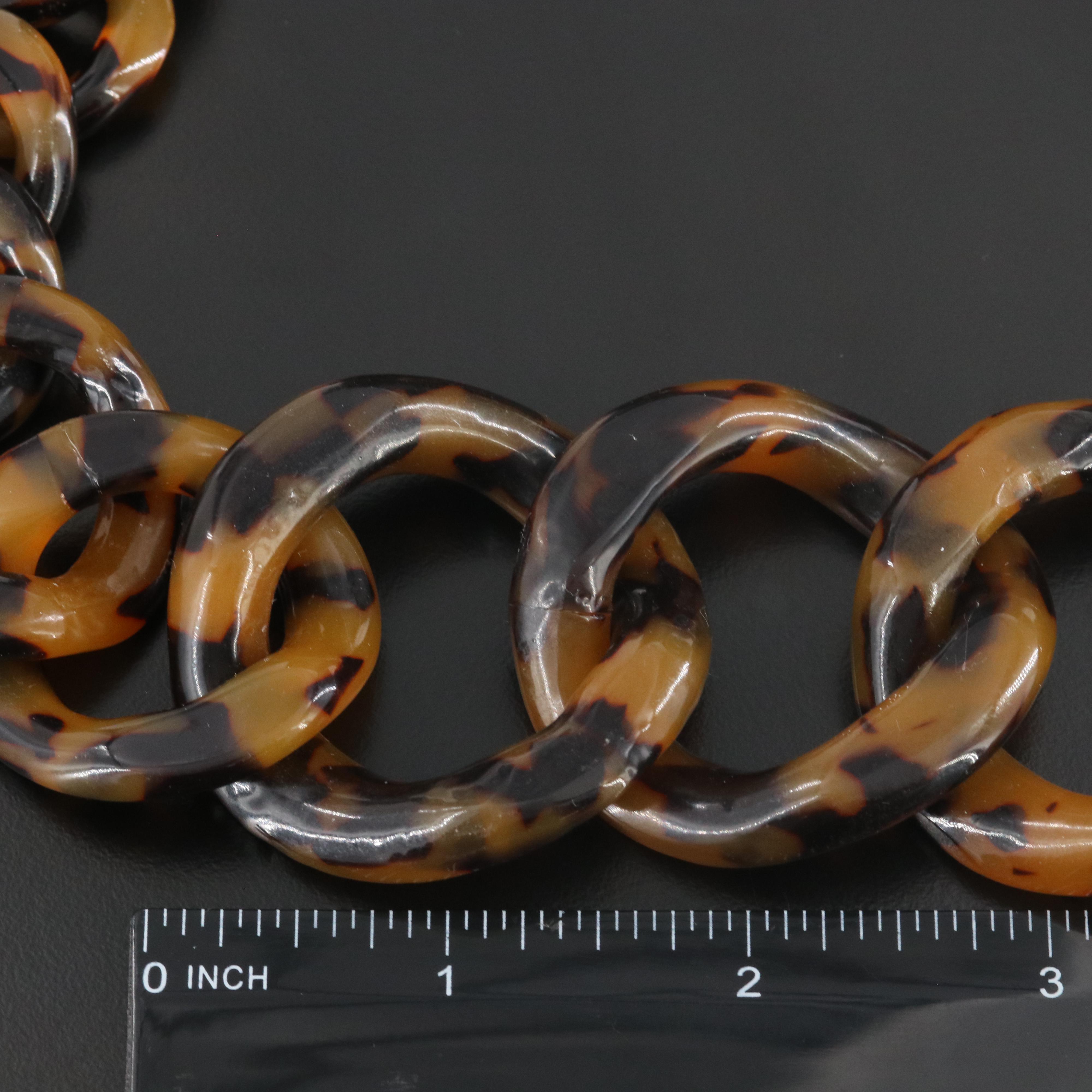 Tory Burch Faux Tortoise Shell Graduated Necklace