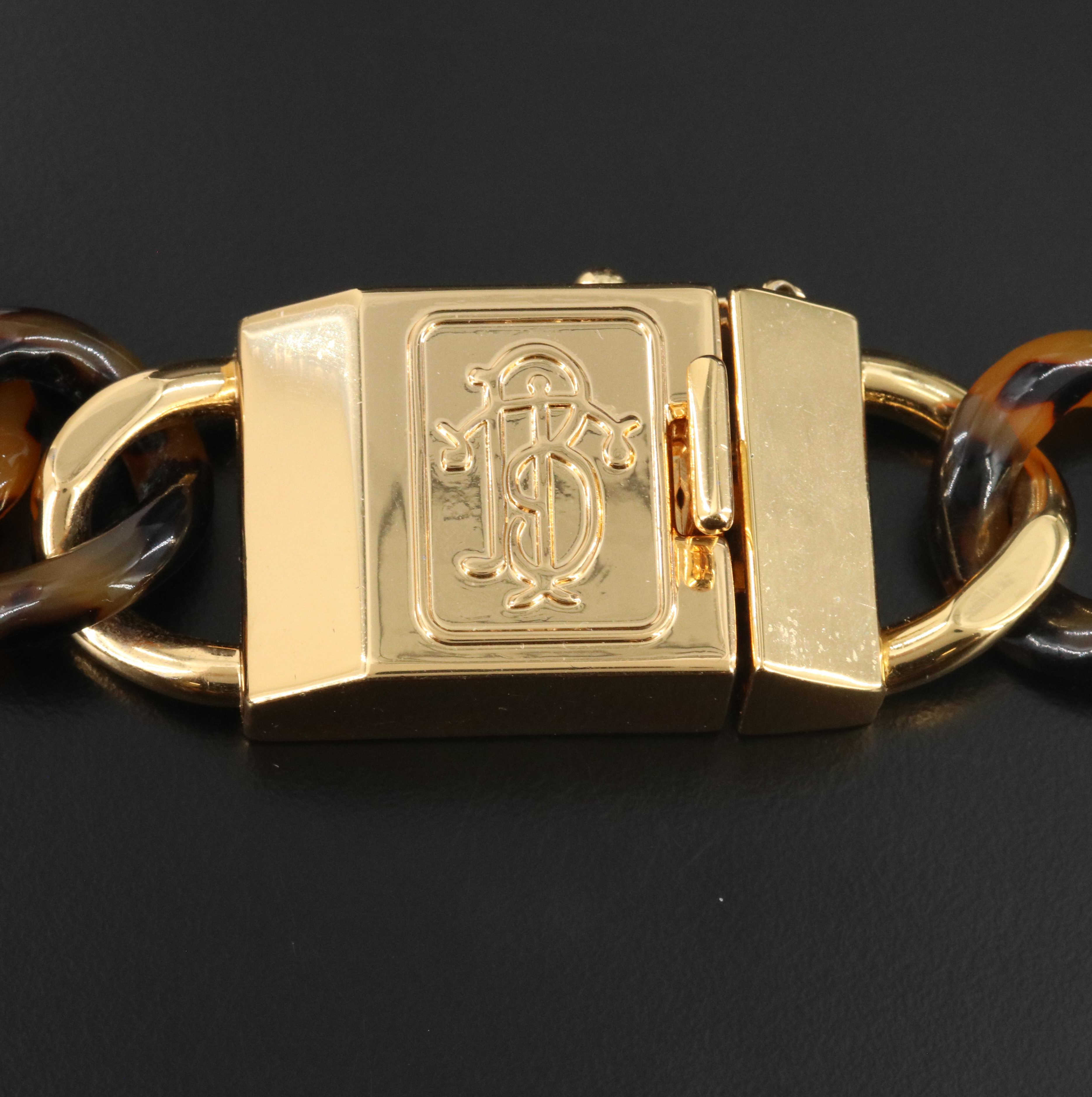 Tory Burch Faux Tortoise Shell Graduated Necklace