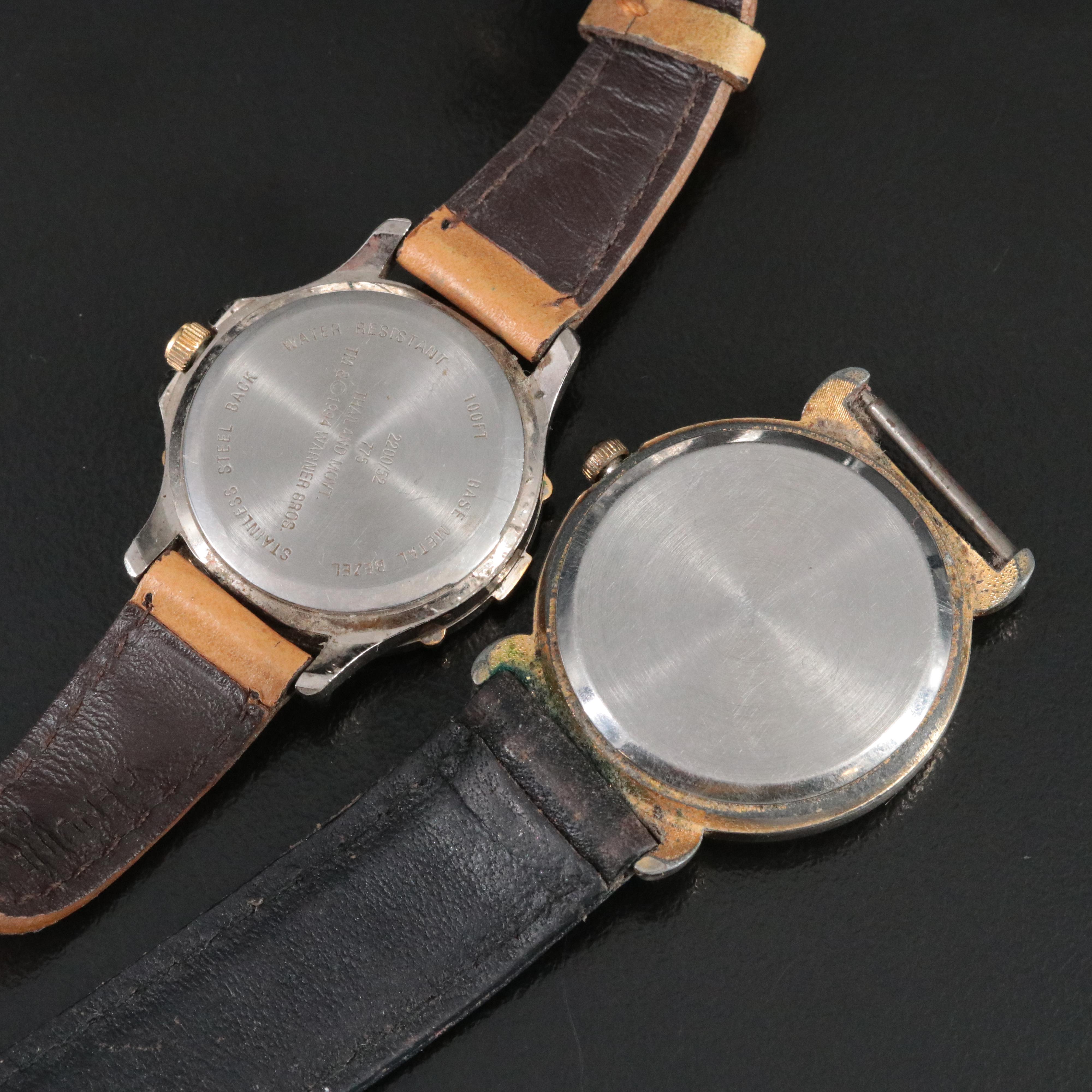 Vintage Armitron Tweety Bird and Disney's Mickey Mouse Quartz Watches