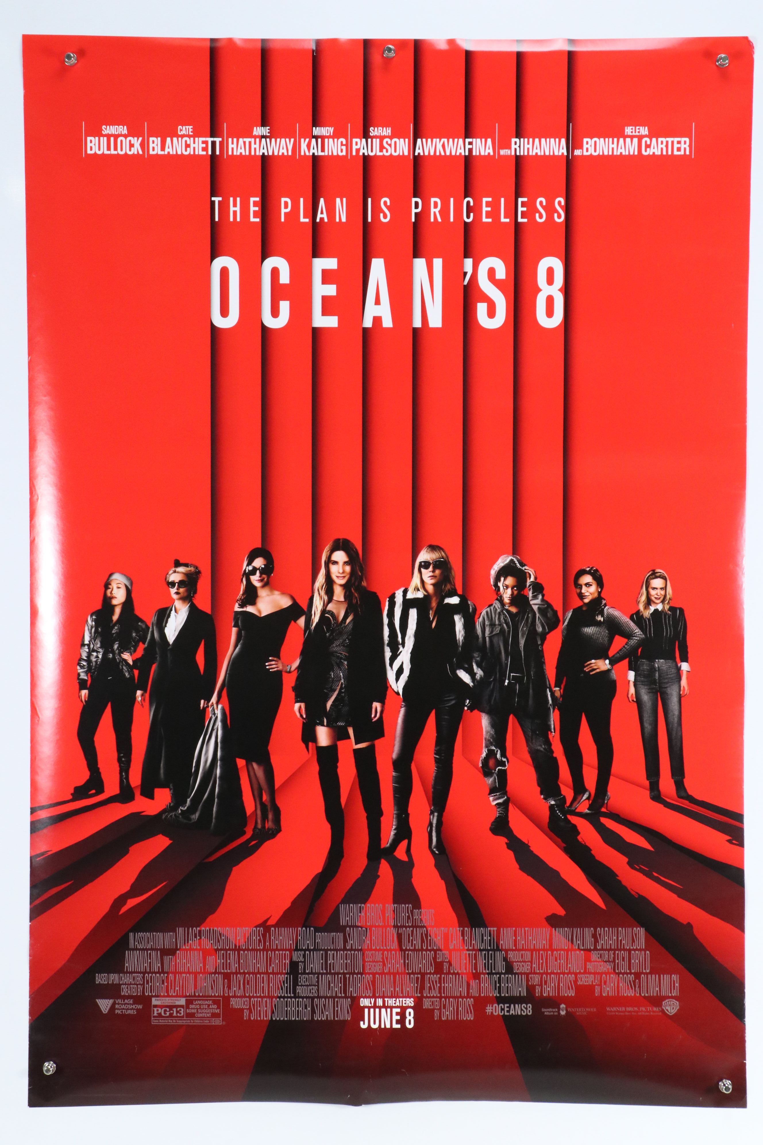 "Oceans 8," "Trainwreck," and Other Theatrical Movie Release Posters