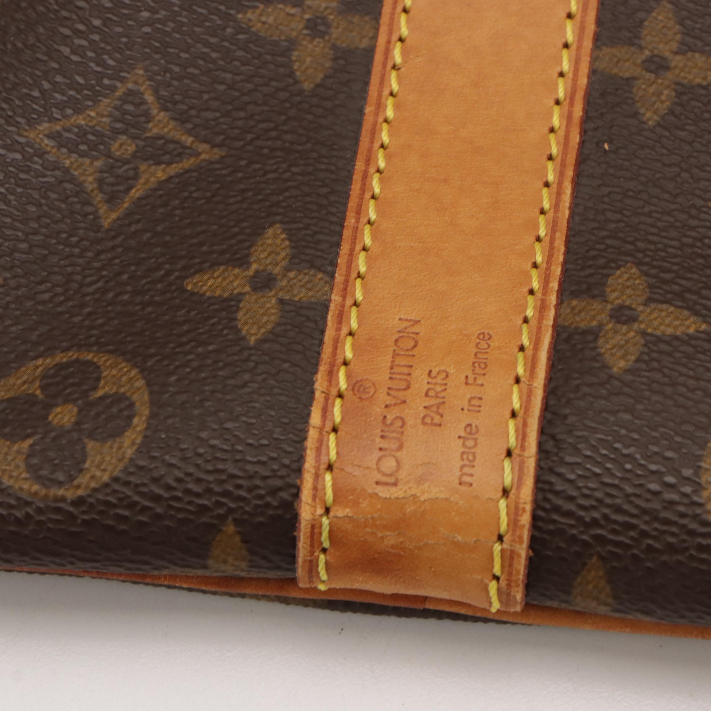 Louis Vuitton Keepall 50 Bandoulière Two-Way Bag in Monogram Canvas and Leather