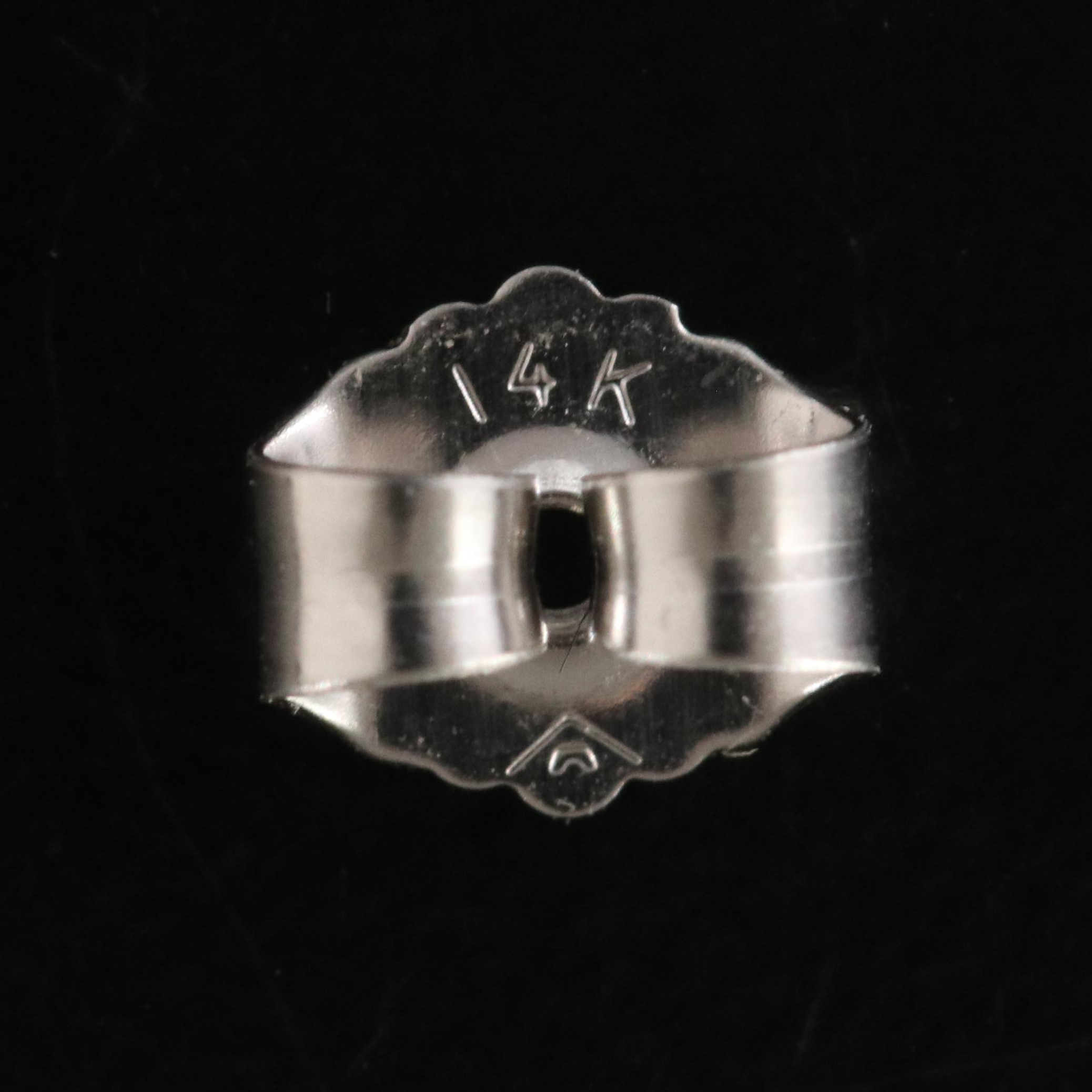 14K 1.90 CTW Lab Grown Diamond Solitaire Earrings