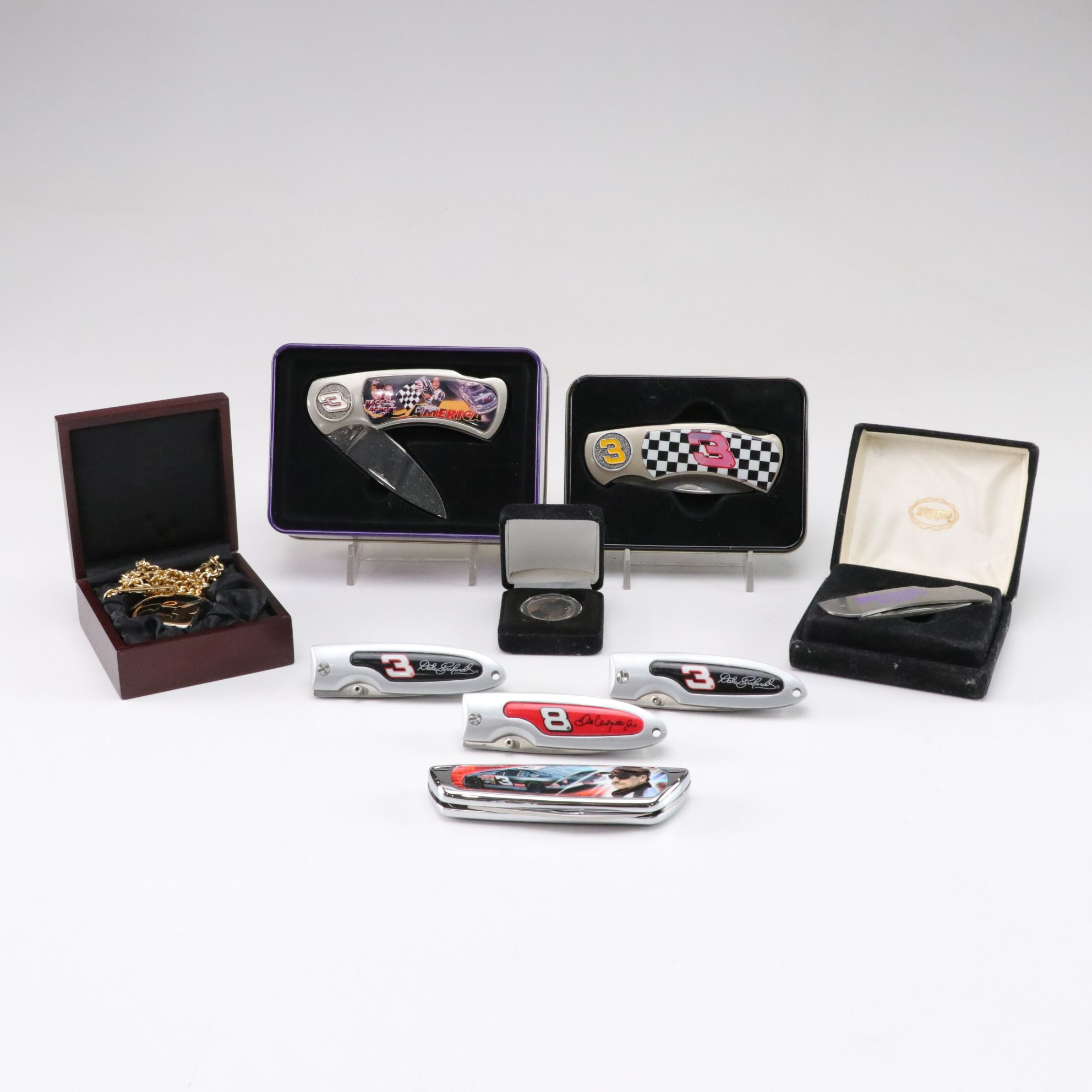 Dale Earnhardt Sr. Collectible Pocket Knives & Watch