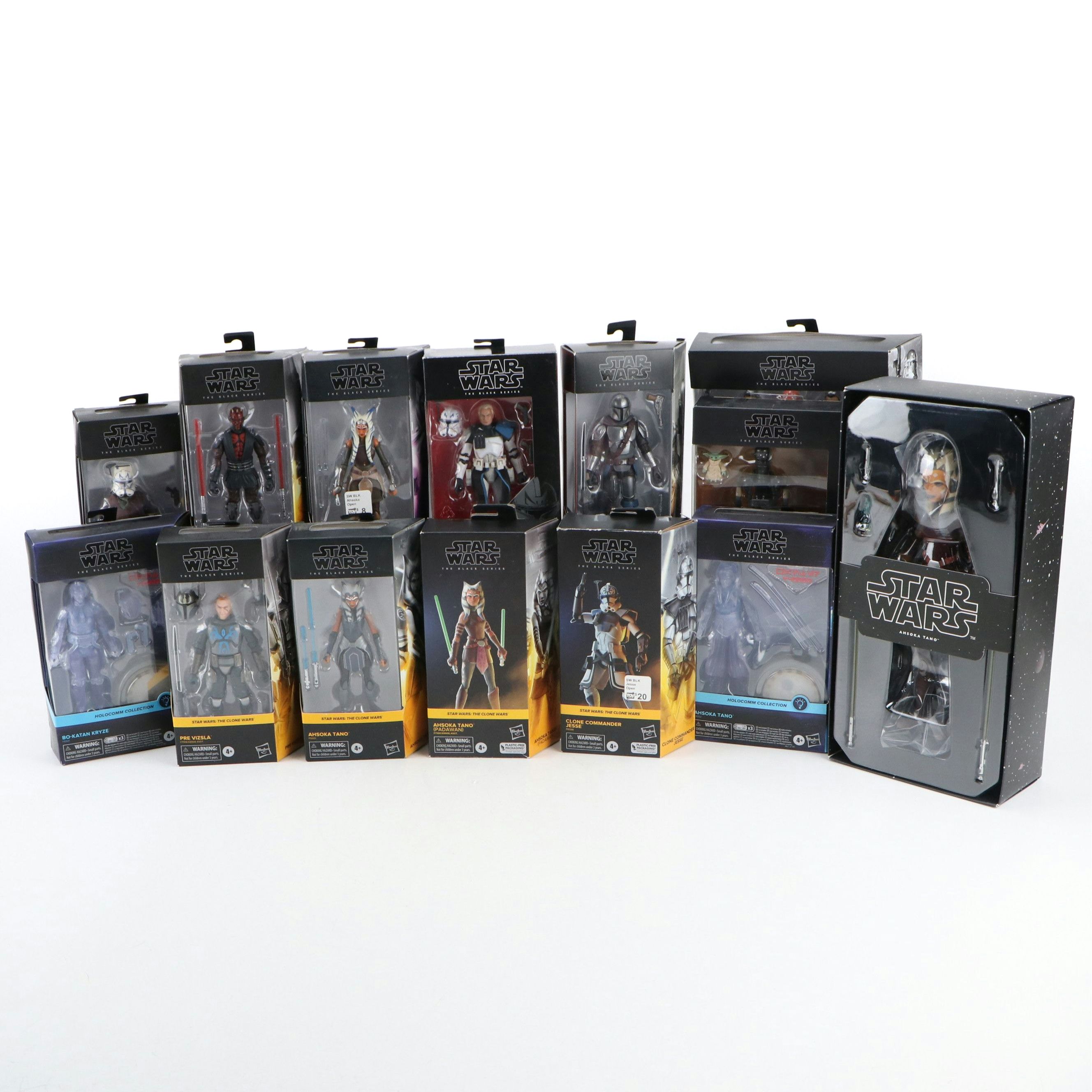 Star Wars "Ahsoka Tano", "Darth Maul", "Mandalorian" and More Action Figures