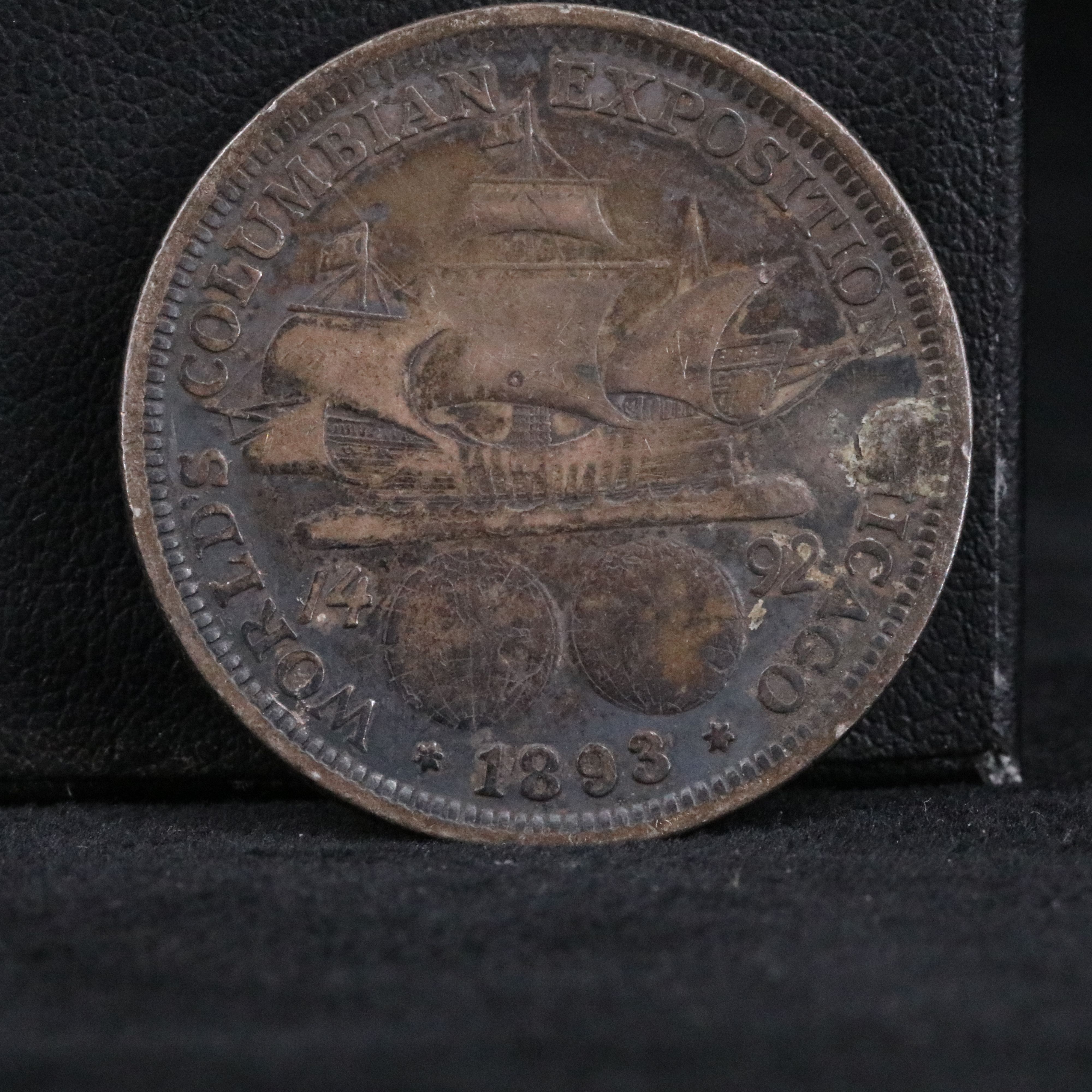 Three Columbian Exposition Commemorative Silver Half Dollars, 1890s