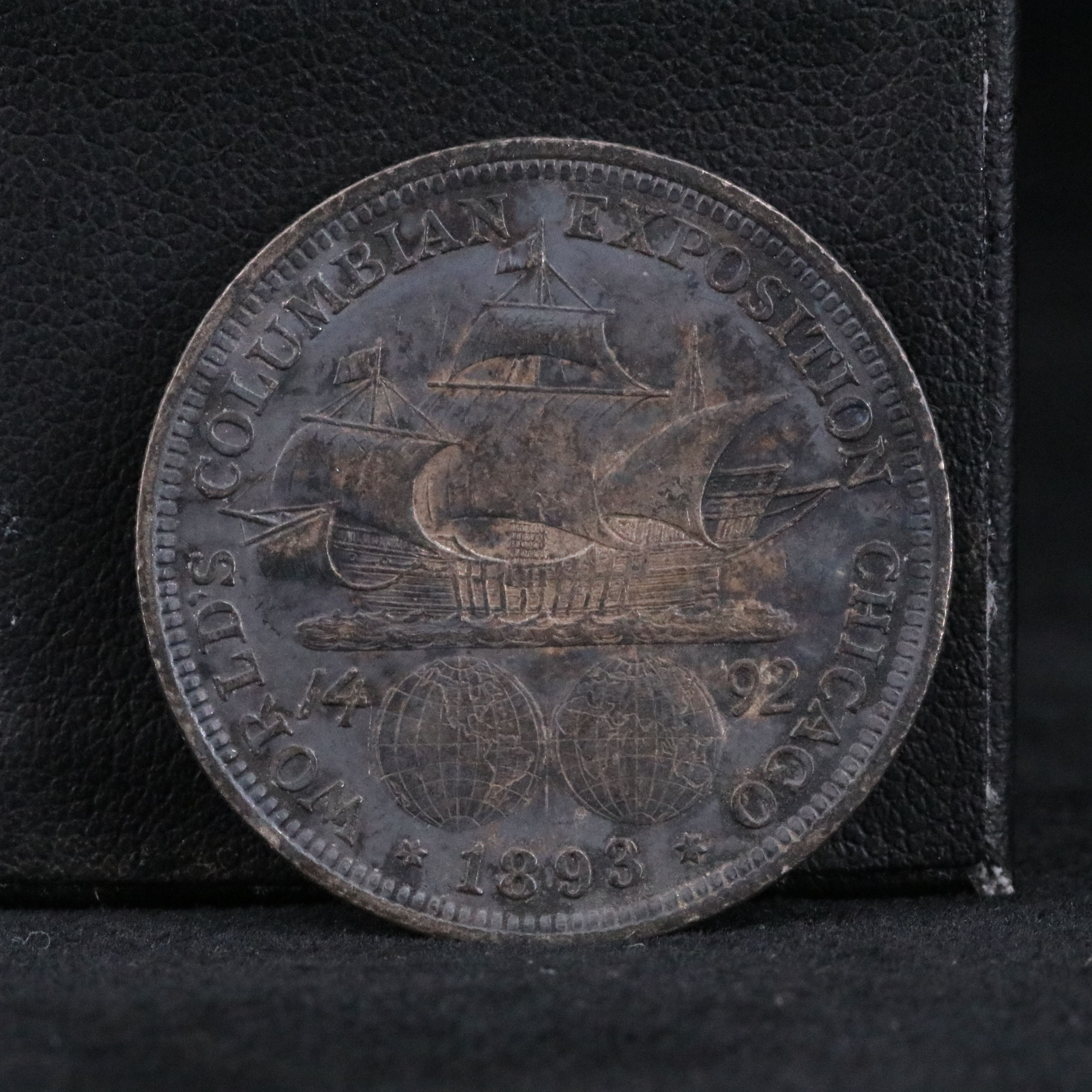 Three Columbian Exposition Commemorative Silver Half Dollars, 1890s