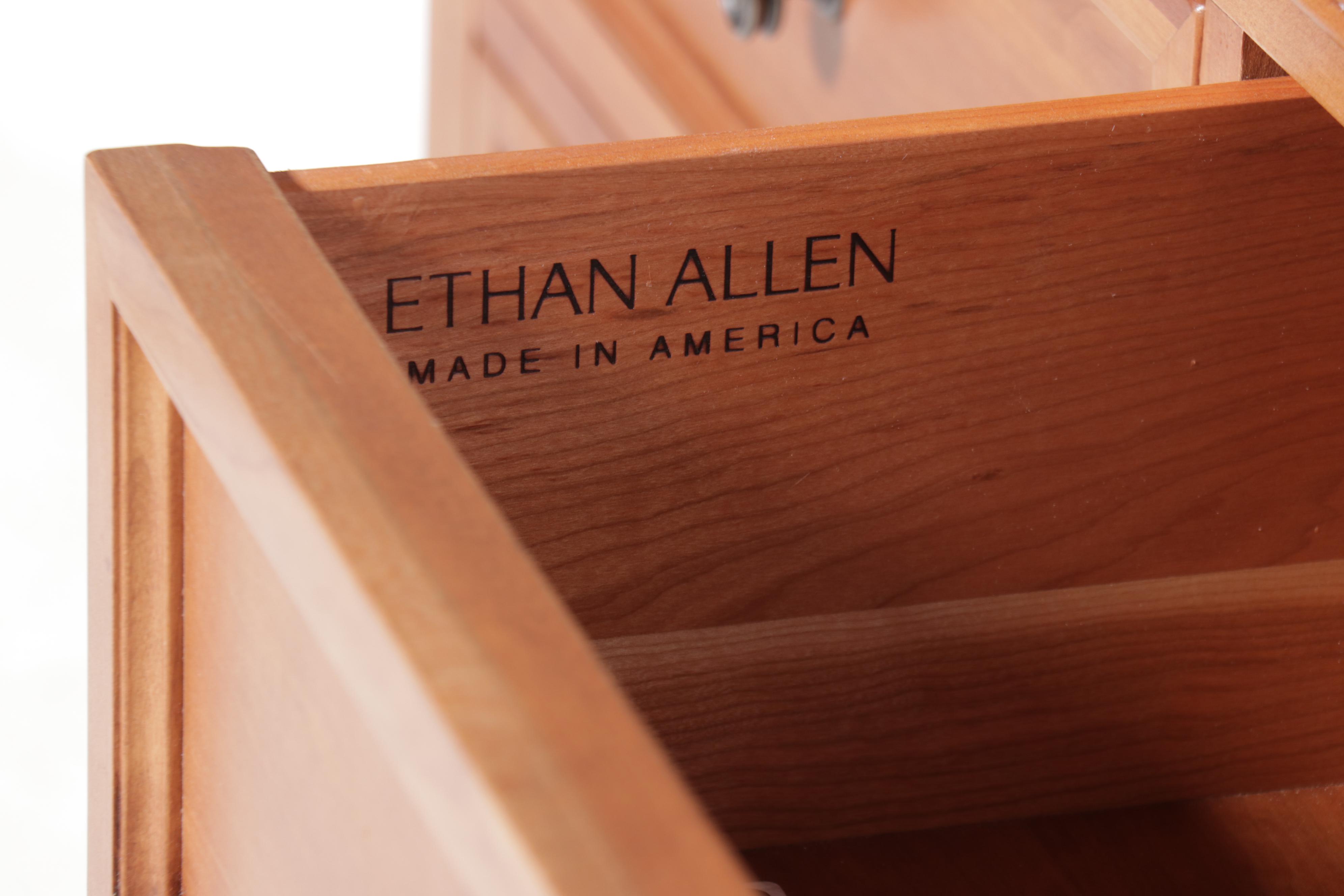 Ethan Allen "American Artisan" Maple Entertainment Armoire