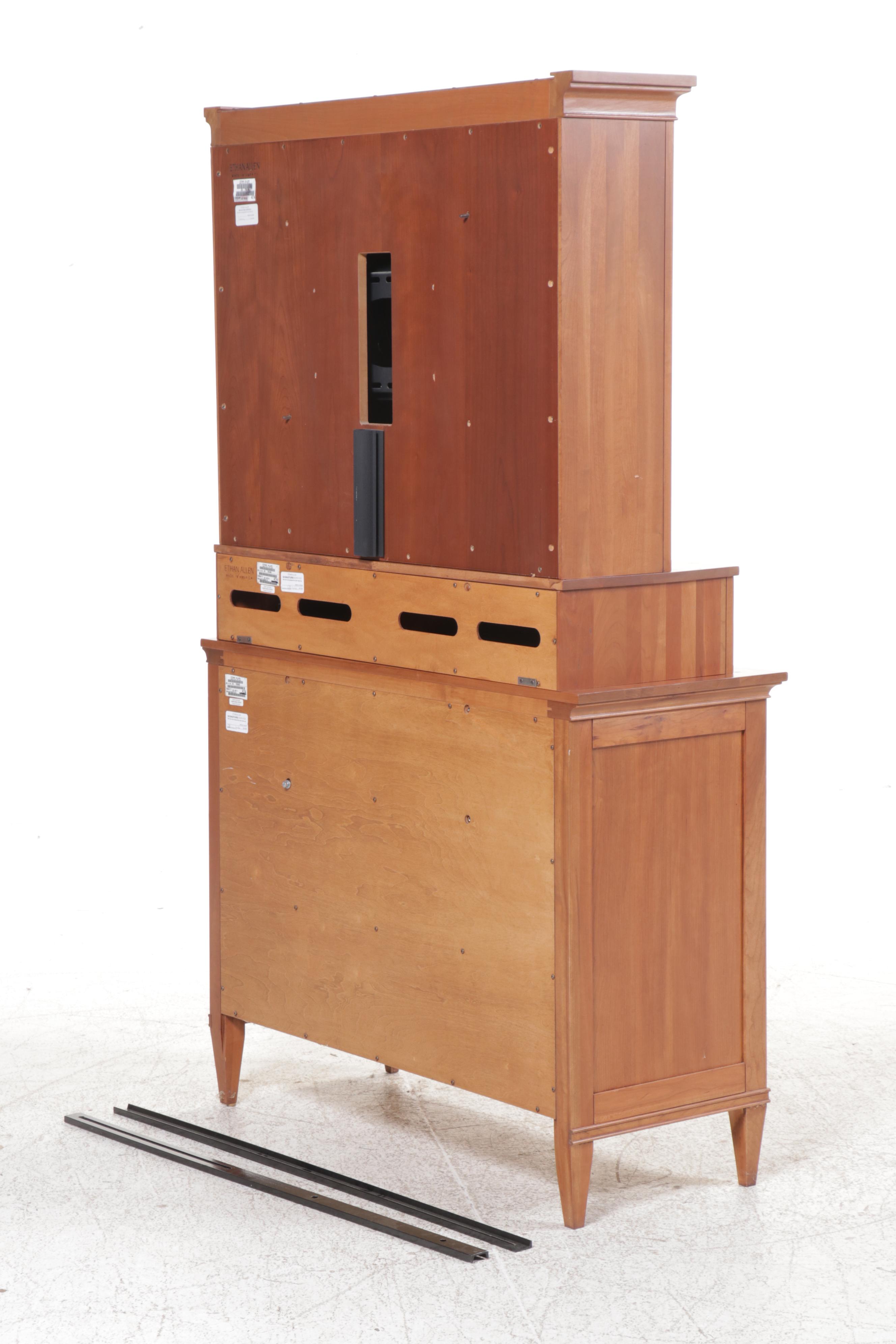 Ethan Allen "American Artisan" Maple Entertainment Armoire