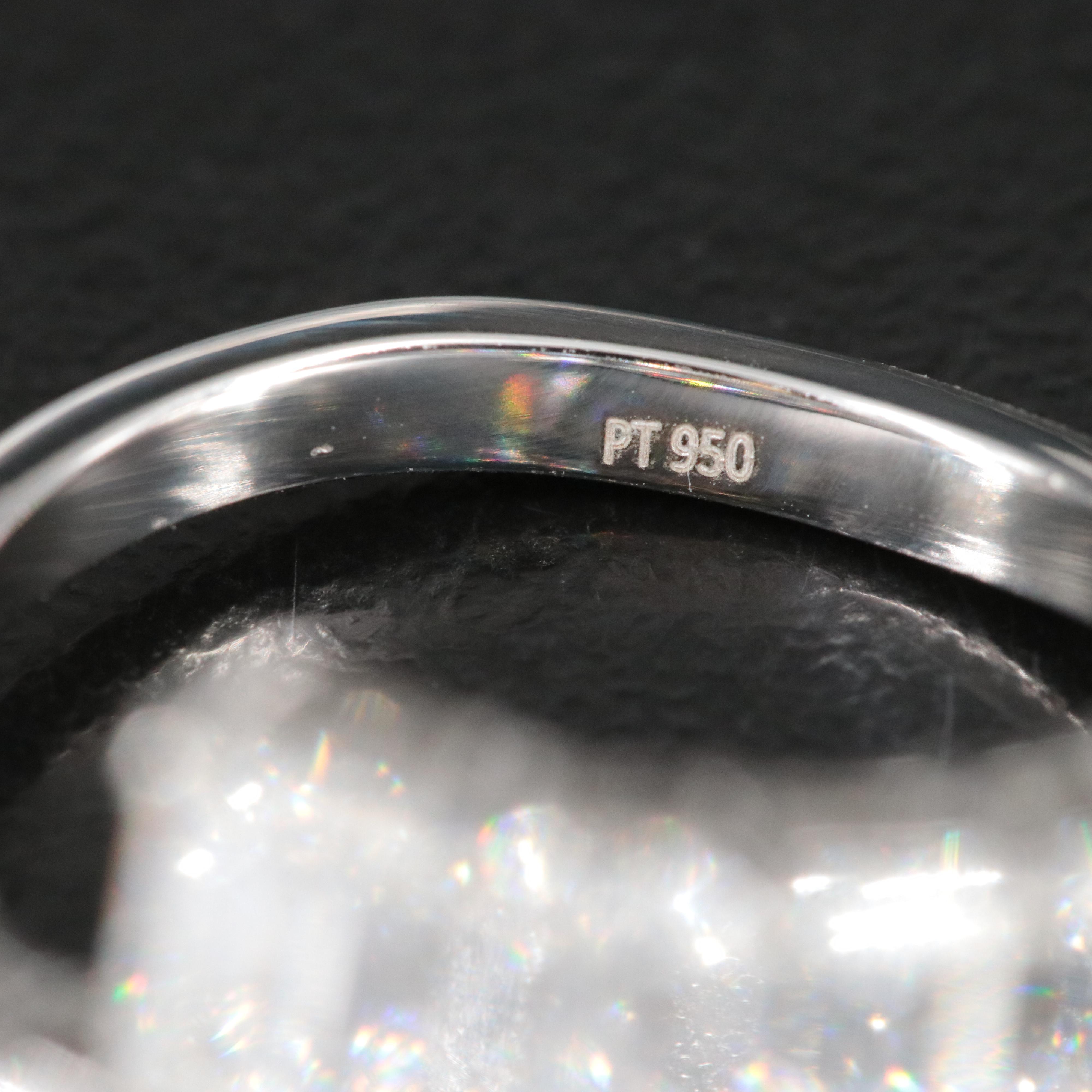 Platinum 3.99 CTW Lab Grown Diamond Bypass Ring