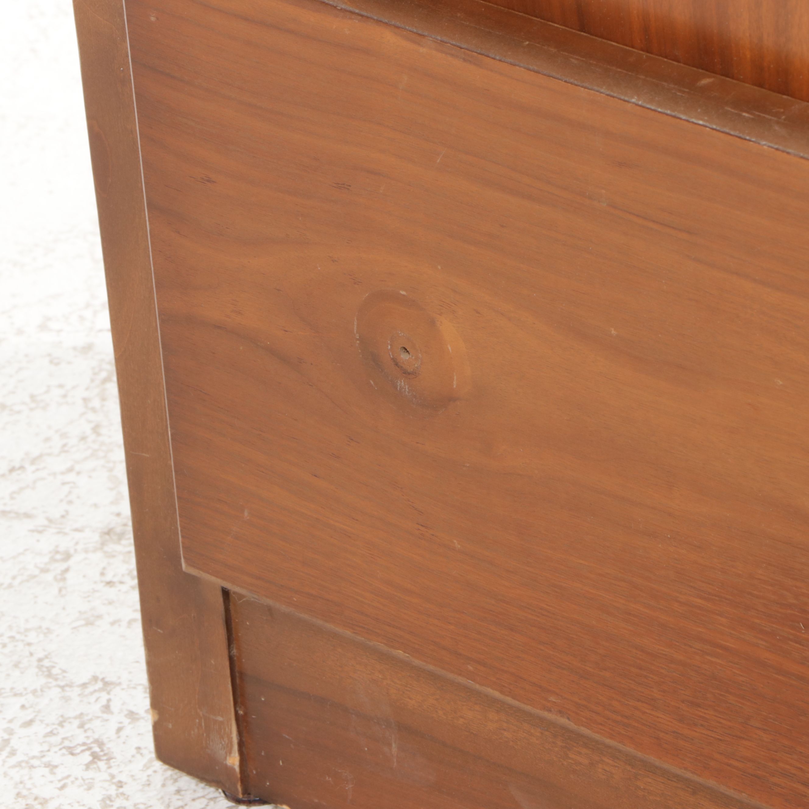 Wells Furniture Co. Mid Century Modern Cedar Lined Walnut Wardrobe