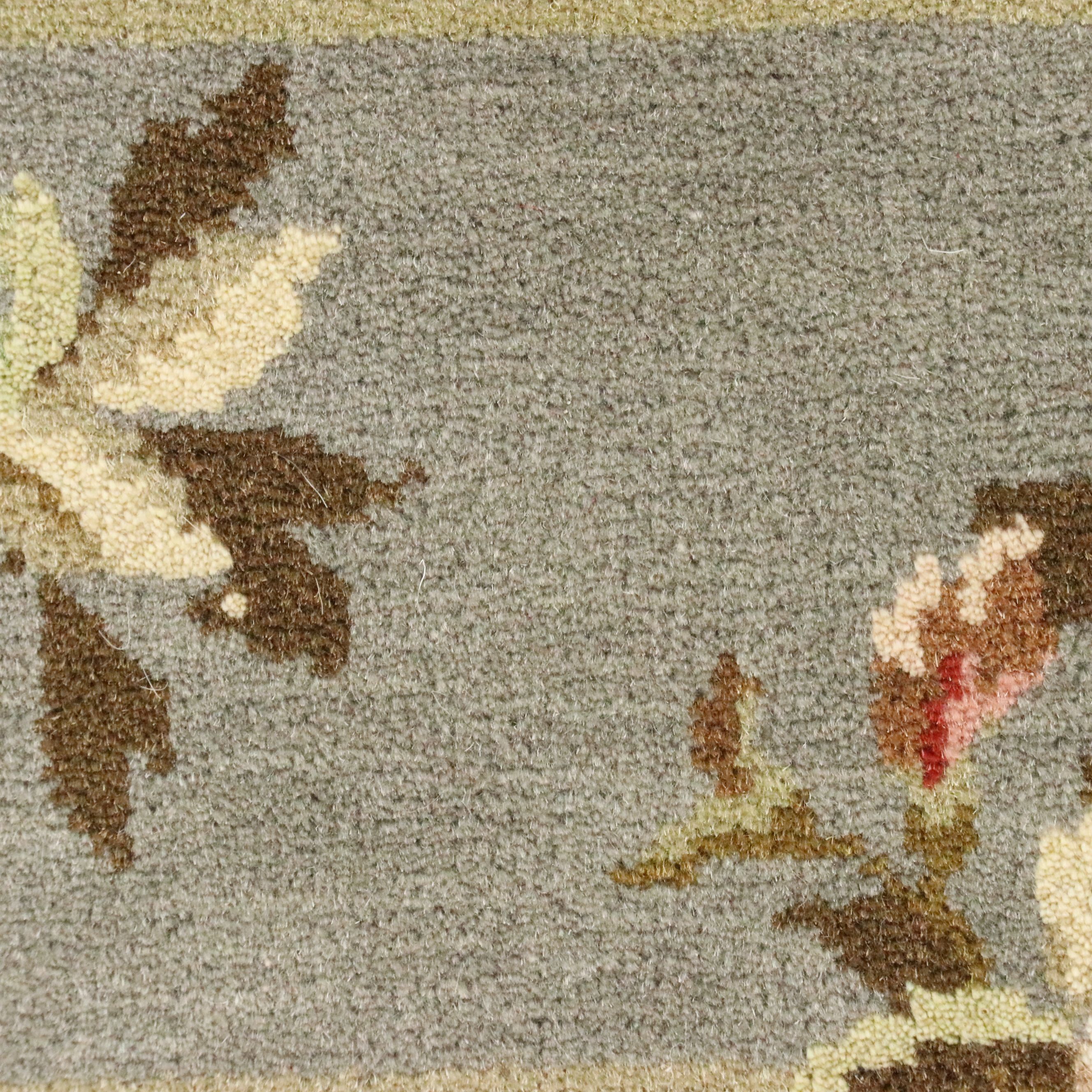4' x 6'1 Hand-Knotted Sino-French Aubusson Area Rug