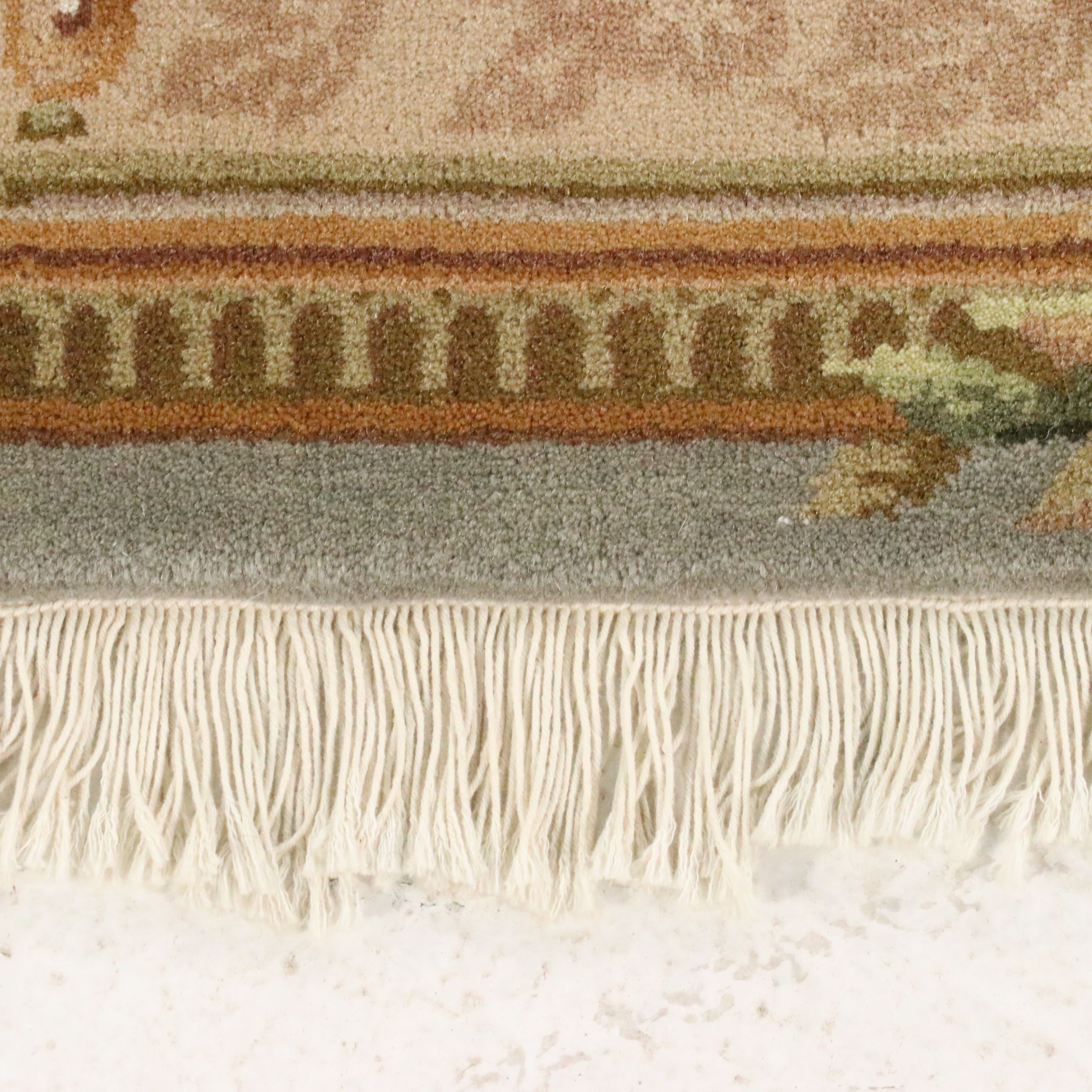 4' x 6'1 Hand-Knotted Sino-French Aubusson Area Rug